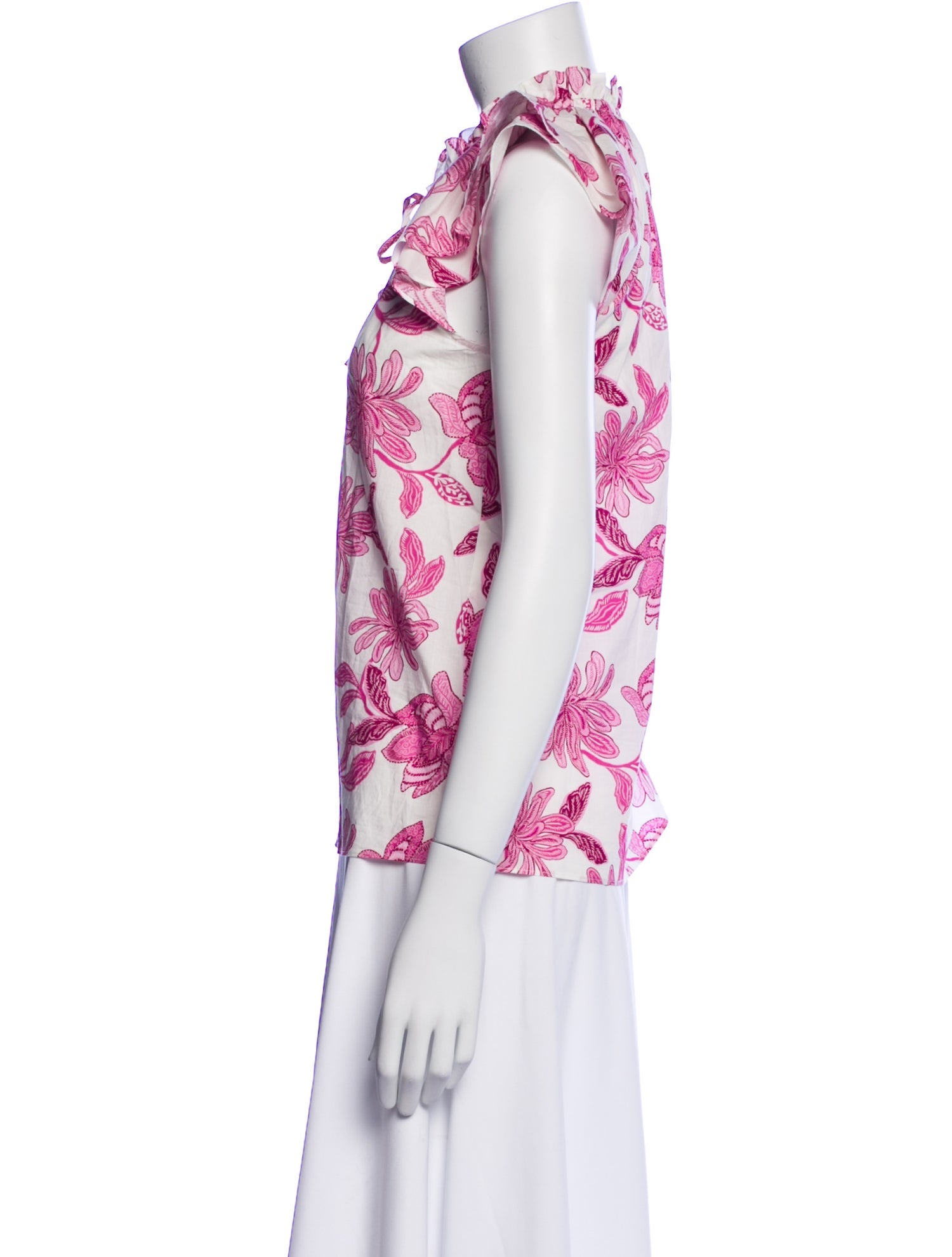 Generation Love Floral Print V-Neck Blouse