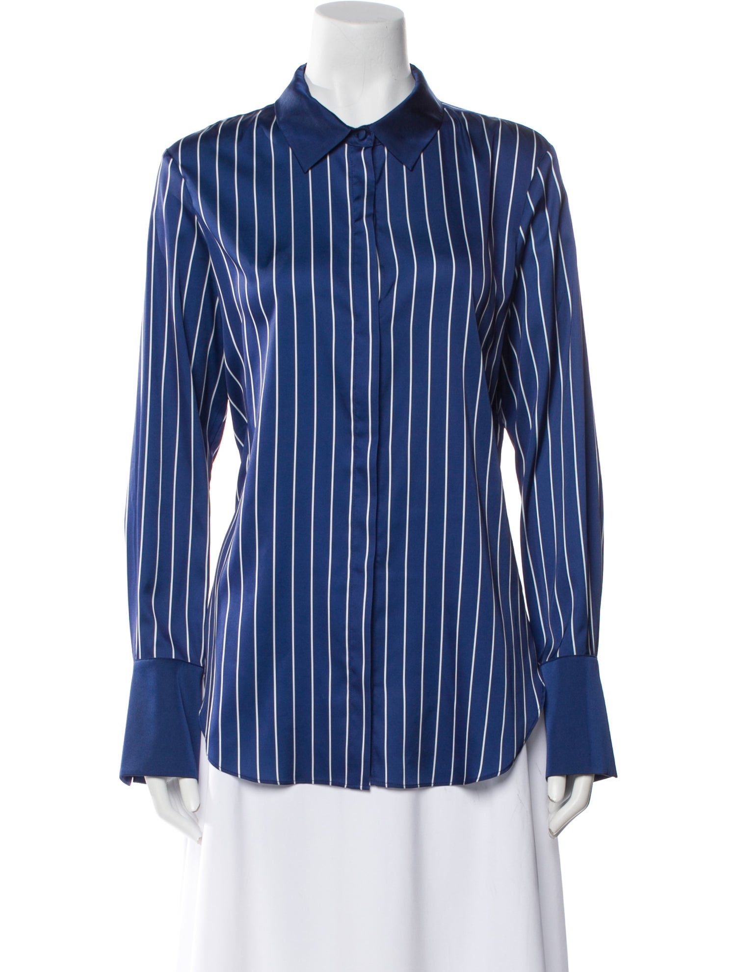 Generation Love Striped Long Sleeve Button-Up Top