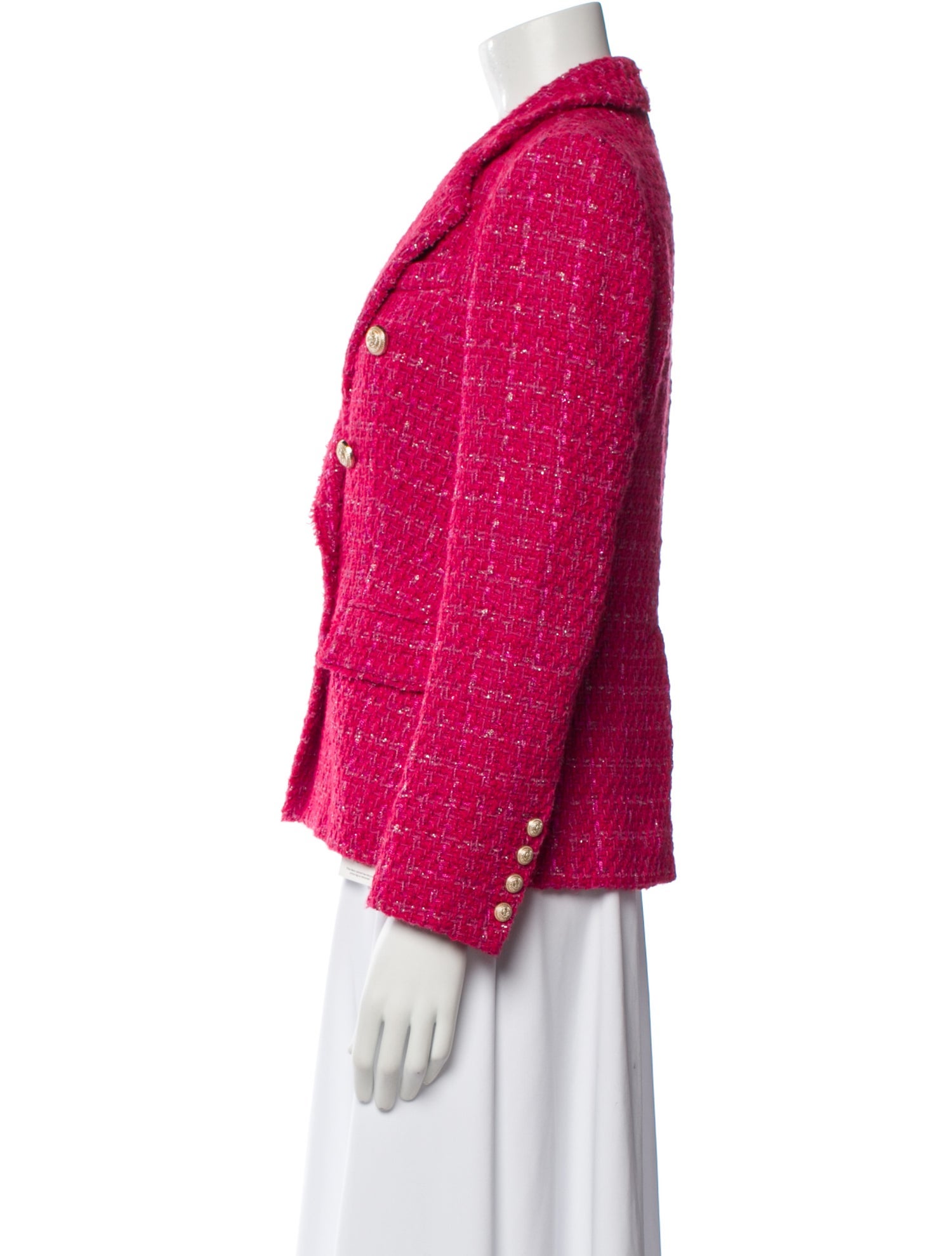 Generation Love Plaid Print Blazer