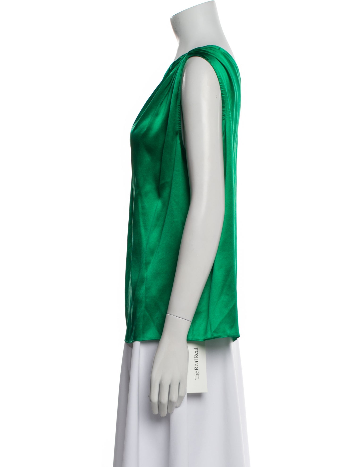 Generation Love Silk One-Shoulder Blouse