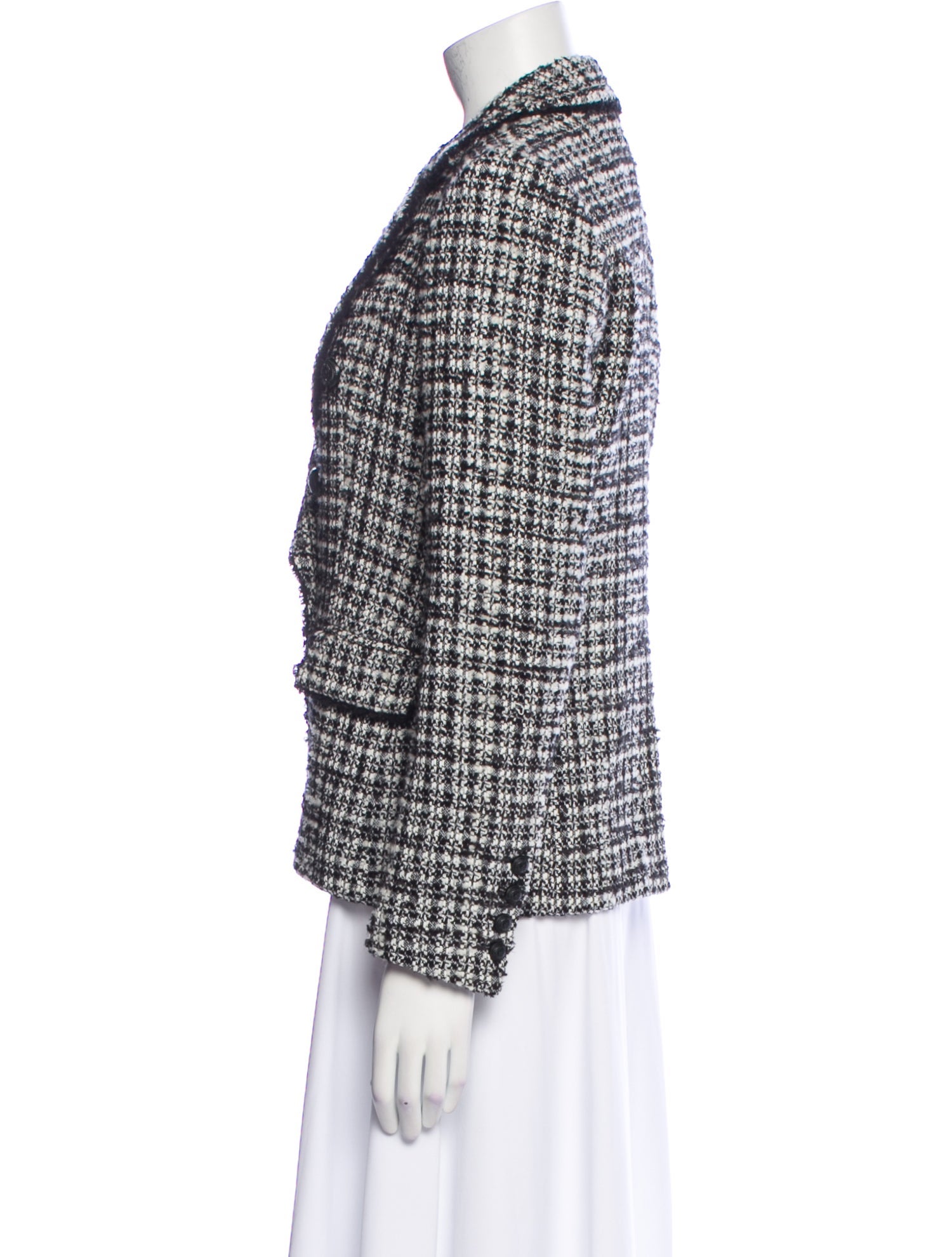 Generation Love Plaid Print Blazer