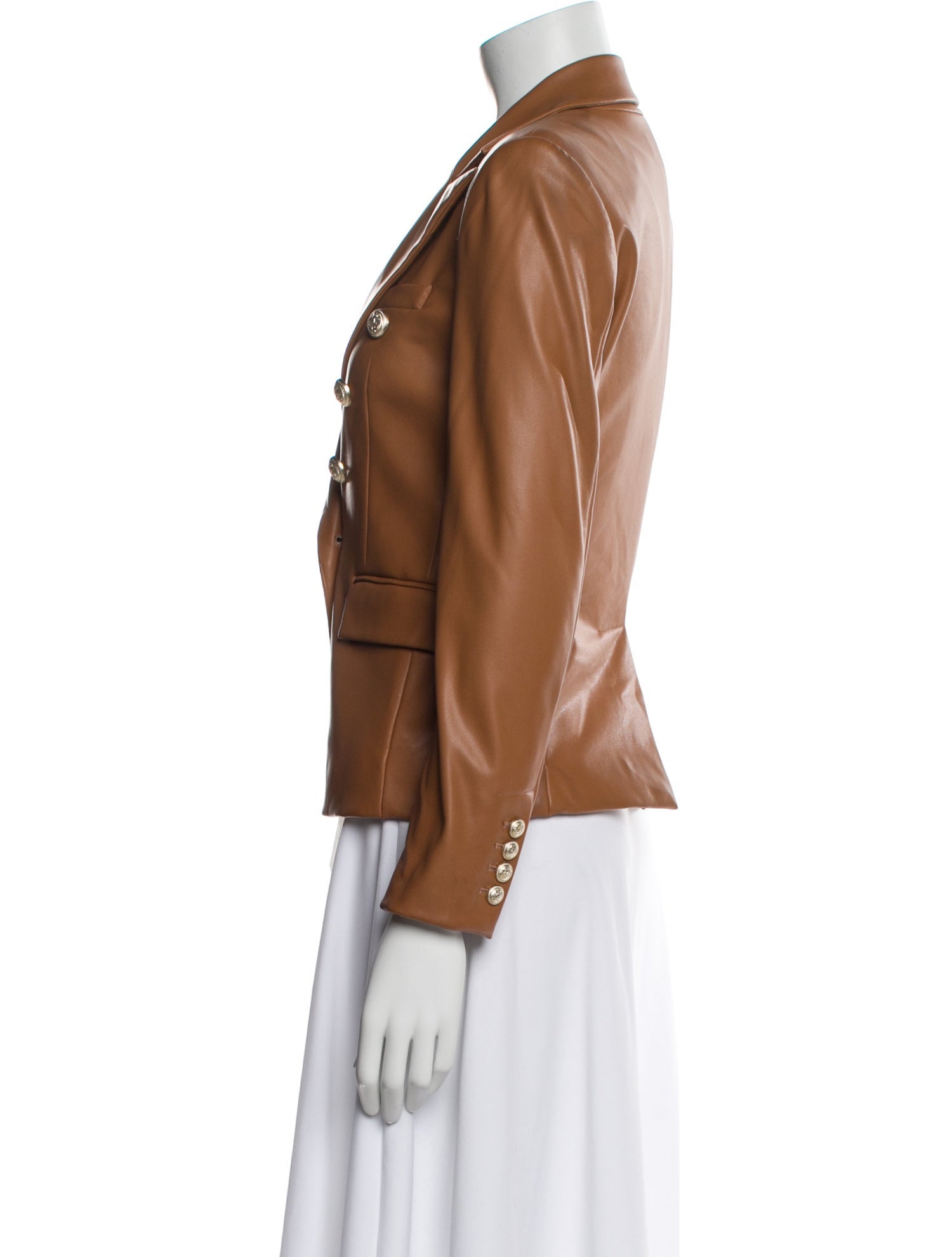 Generation Love Faux Leather Blazer