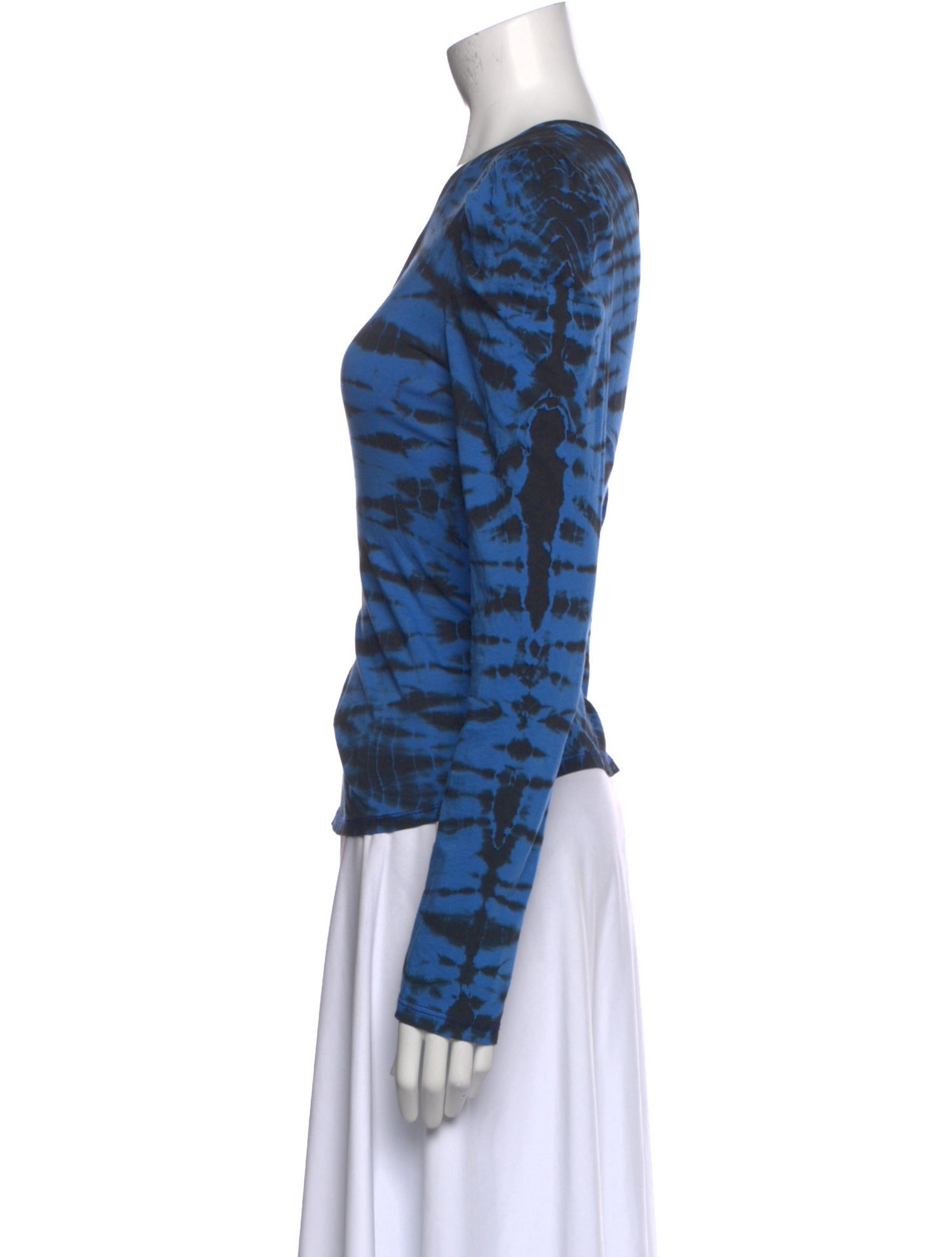 Generation Love Tie-Dye Print Scoop Neck Top