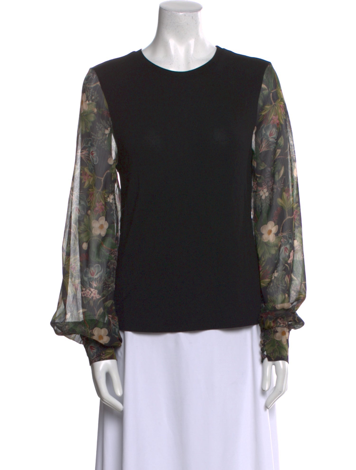 Generation Love Printed Crew Neck Blouse