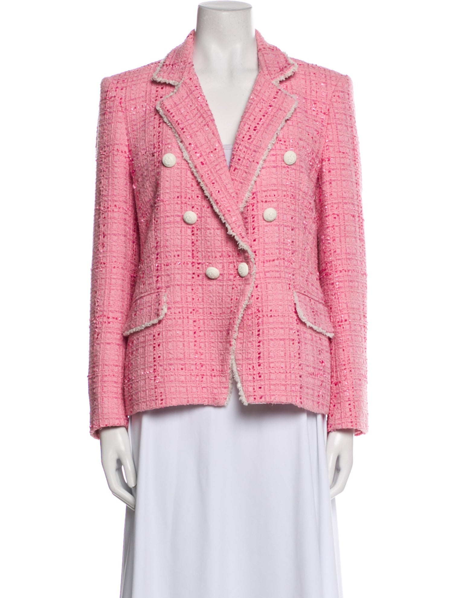 Generation Love Tweed Pattern Blazer