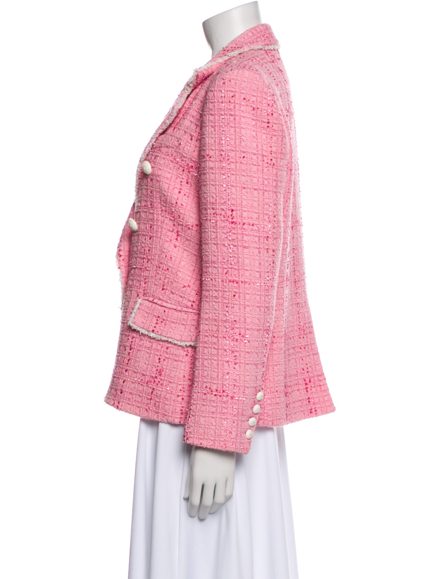 Generation Love Tweed Pattern Blazer
