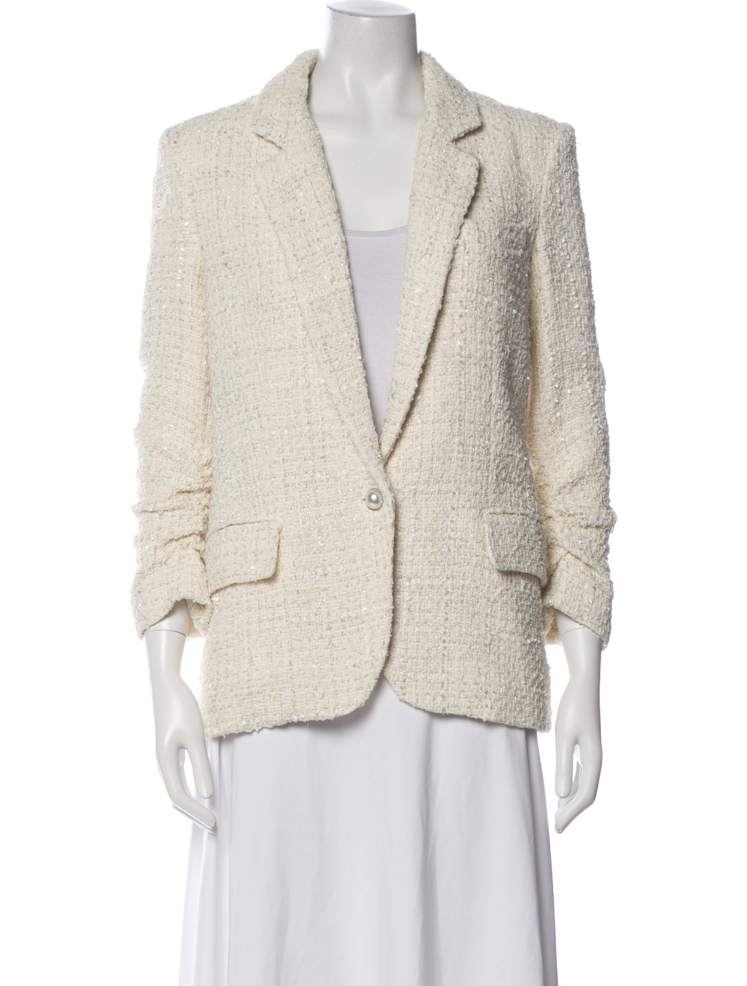 Generation Love Tweed Pattern Blazer