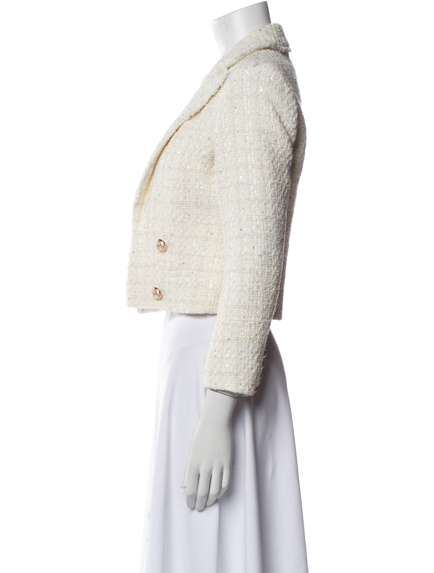 Generation Love Tweed Pattern Blazer