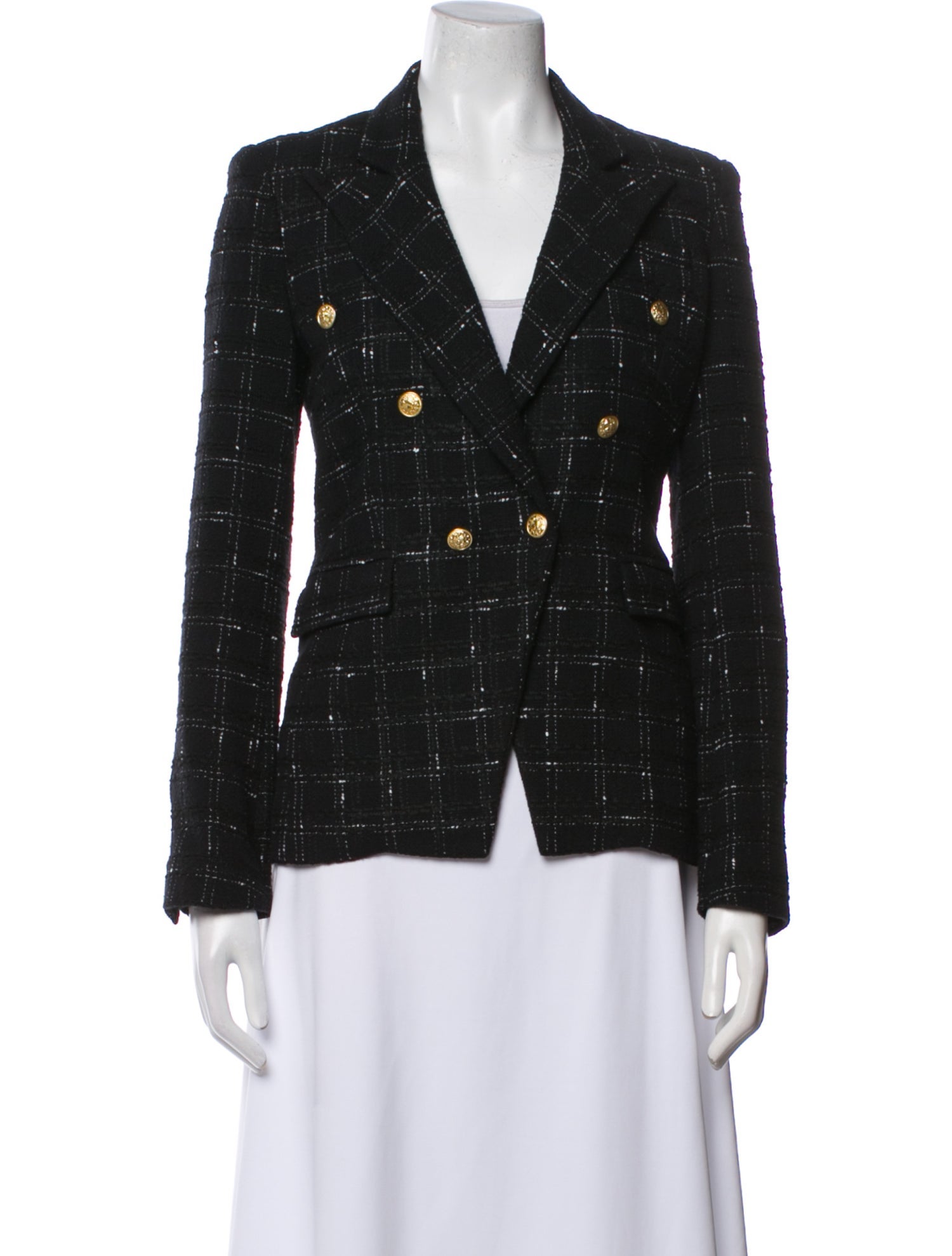 Generation Love Plaid Print Blazer