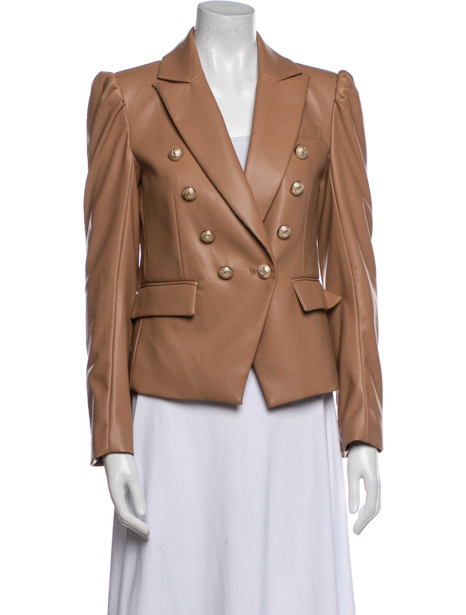Generation Love Faux Leather Blazer