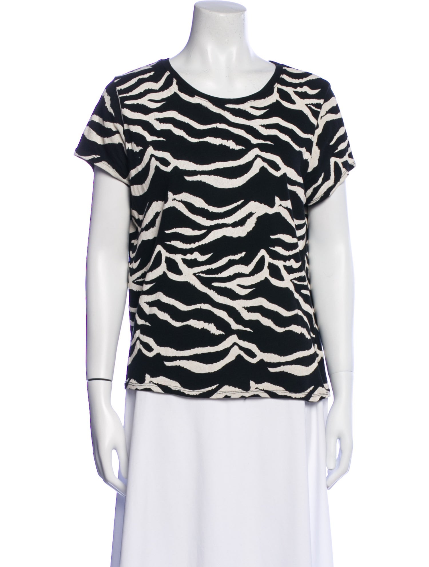 Generation Love Animal Print Scoop Neck T-Shirt
