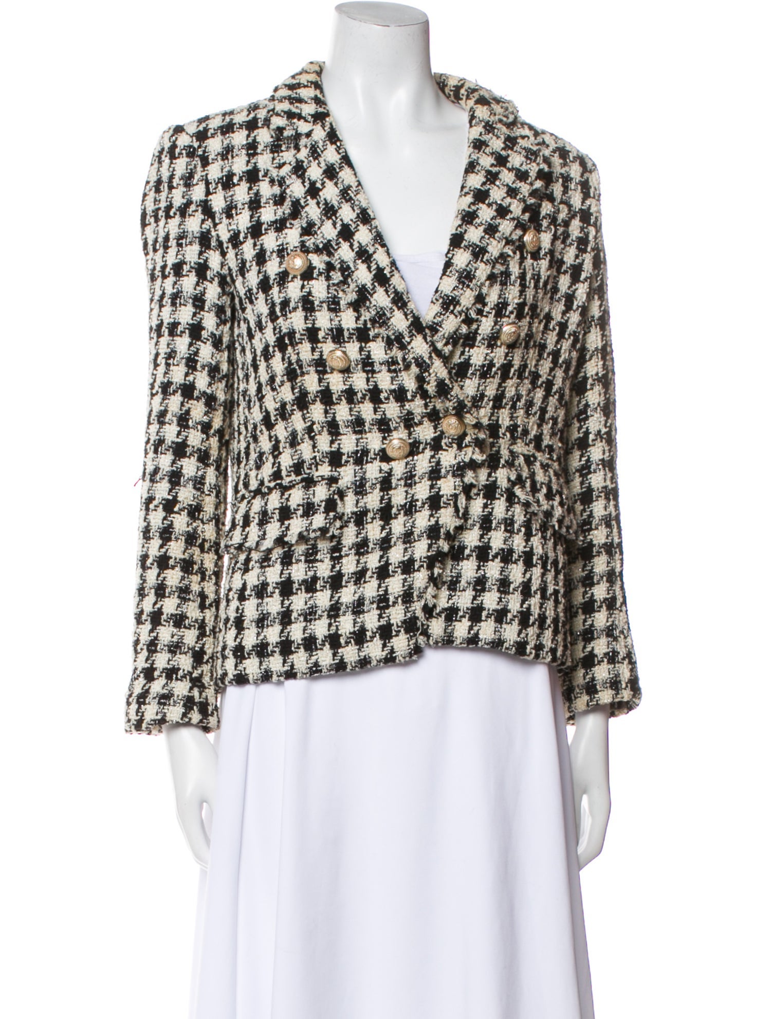 Generation Love Plaid Print Blazer