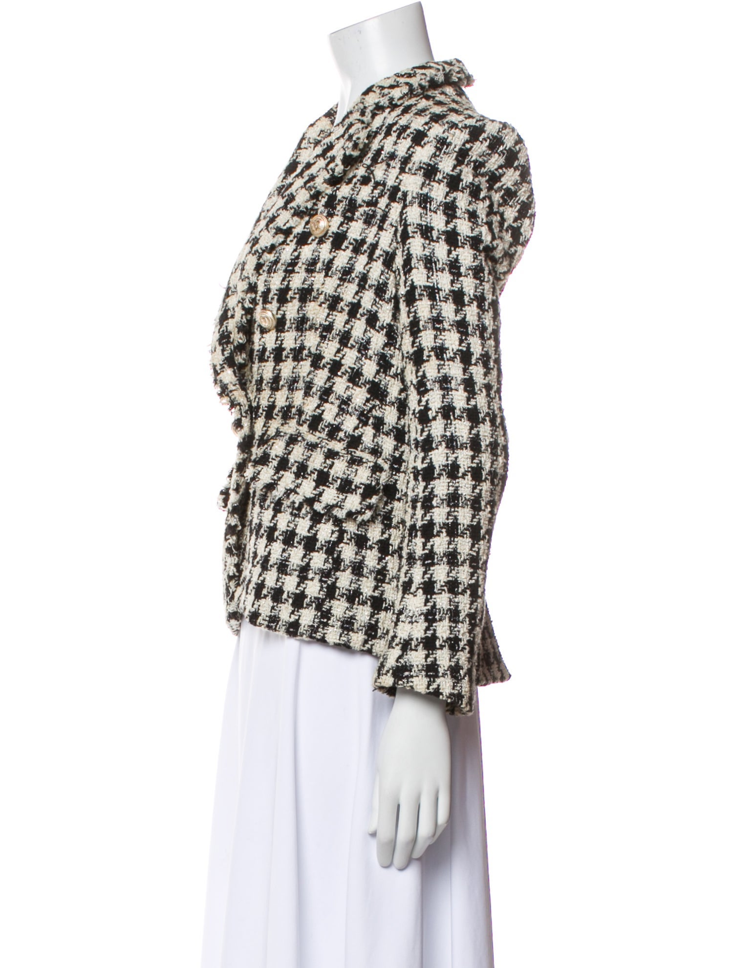 Generation Love Plaid Print Blazer