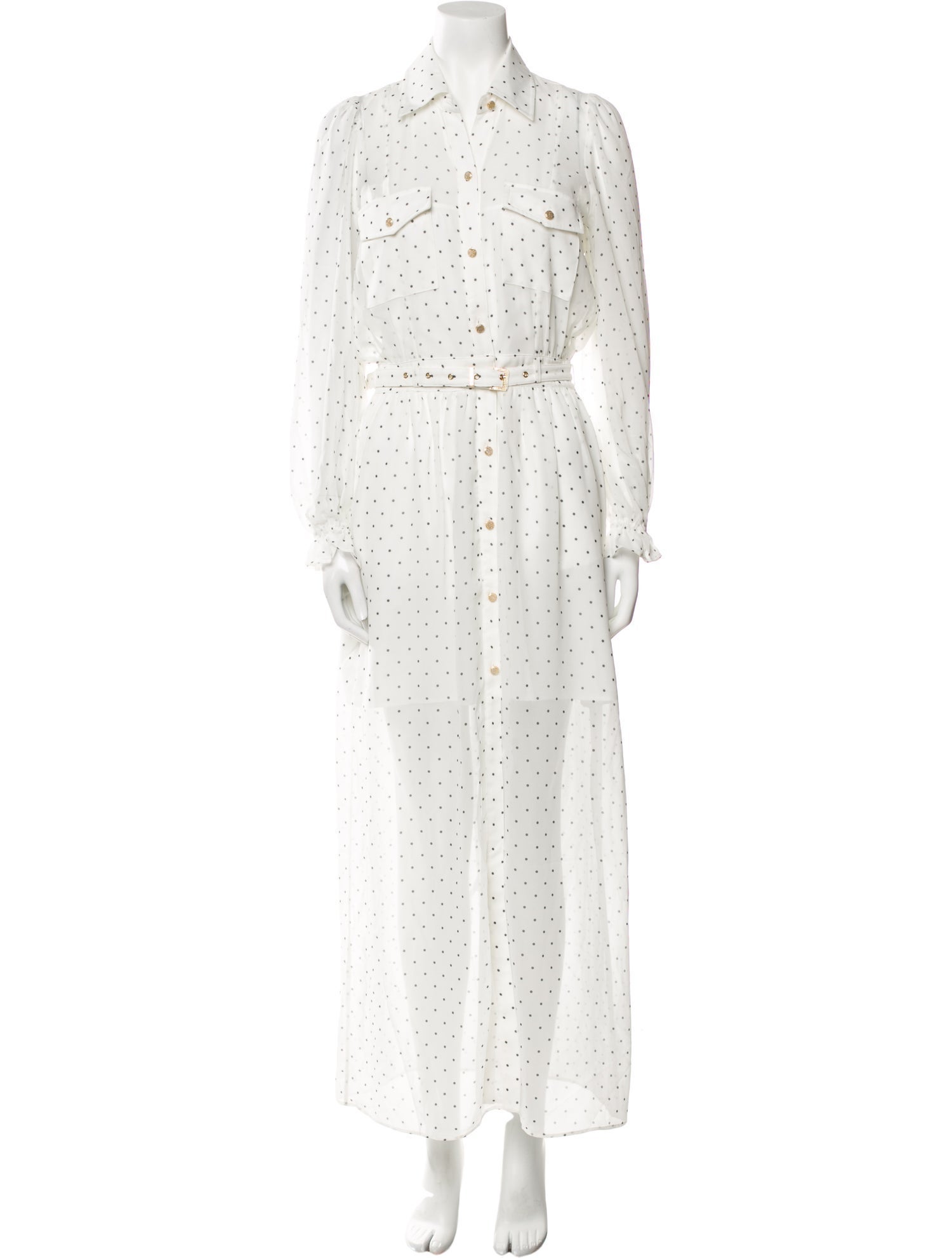 Generation Love Polka Dot Print Long Dress w/ Tags