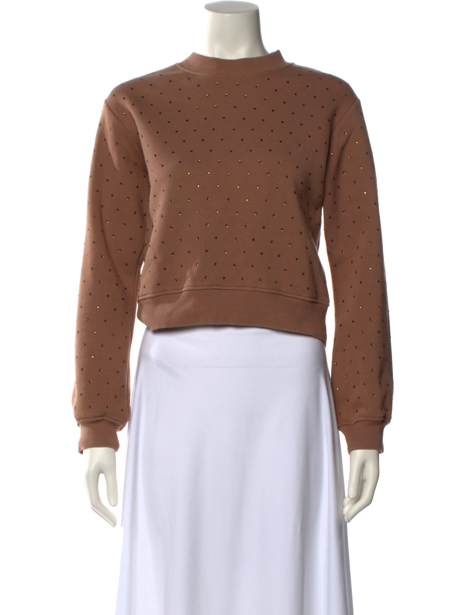 Generation Love Mock Neck Long Sleeve Sweatshirt