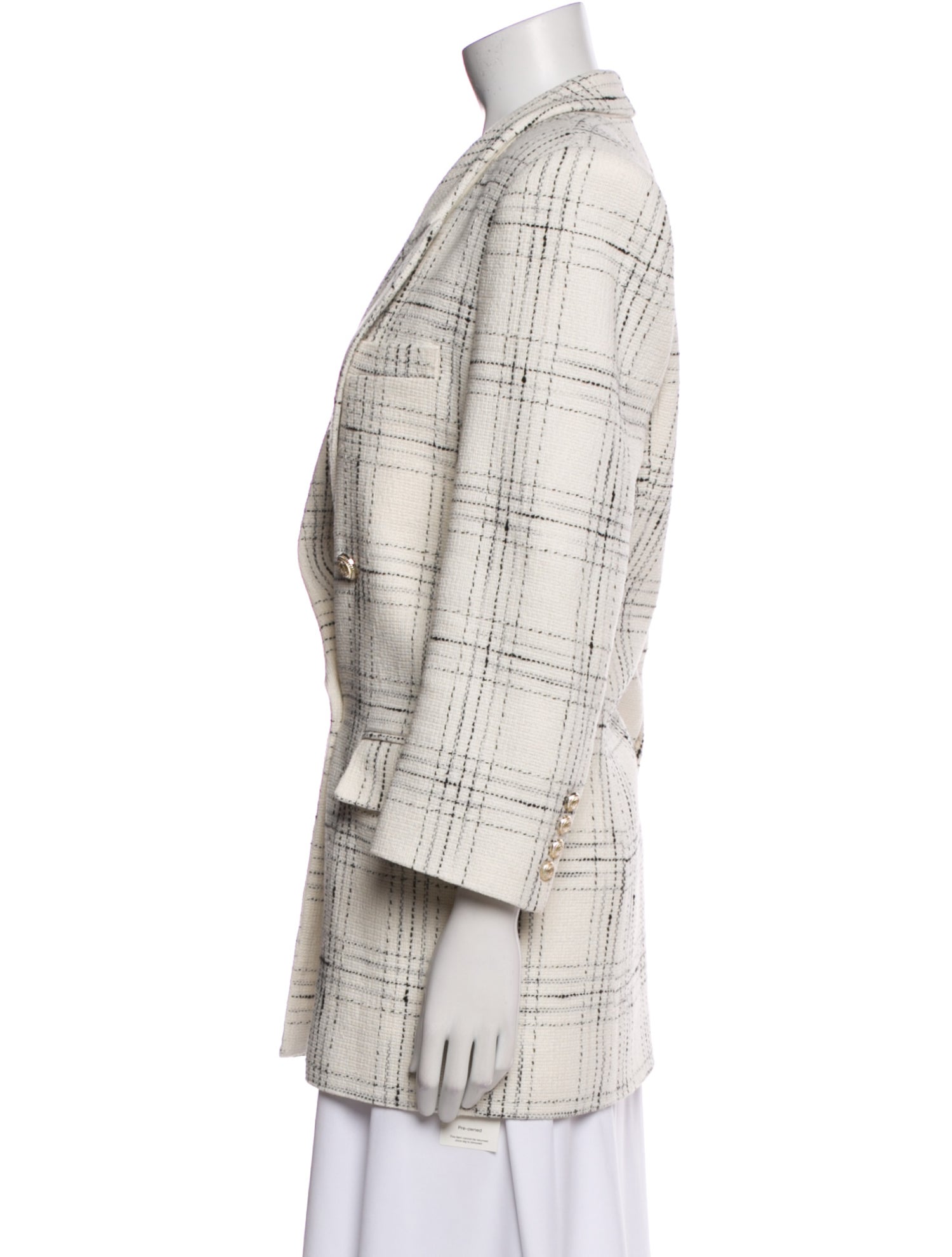 Generation Love Plaid Print Blazer