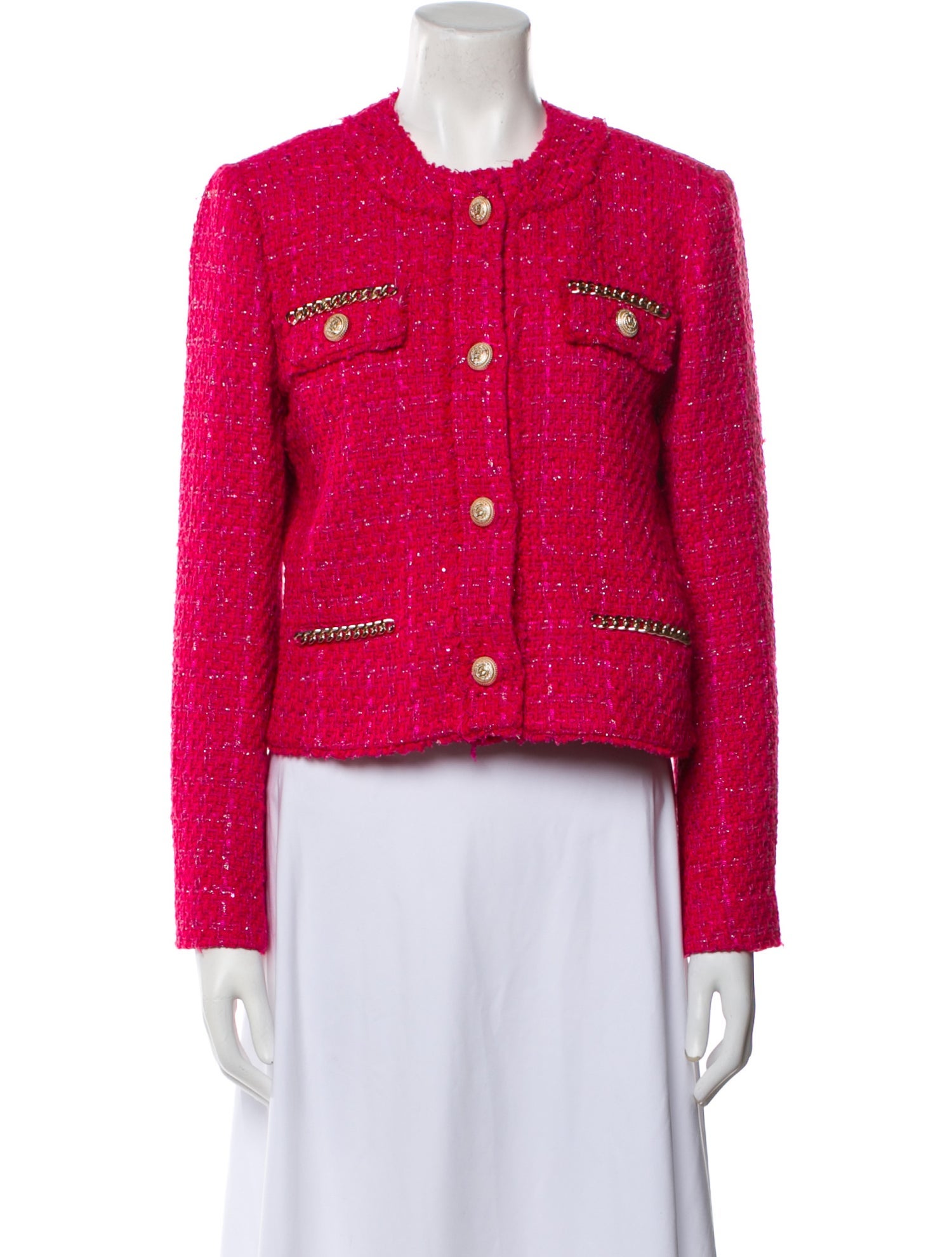 Generation Love Tweed Pattern Evening Jacket