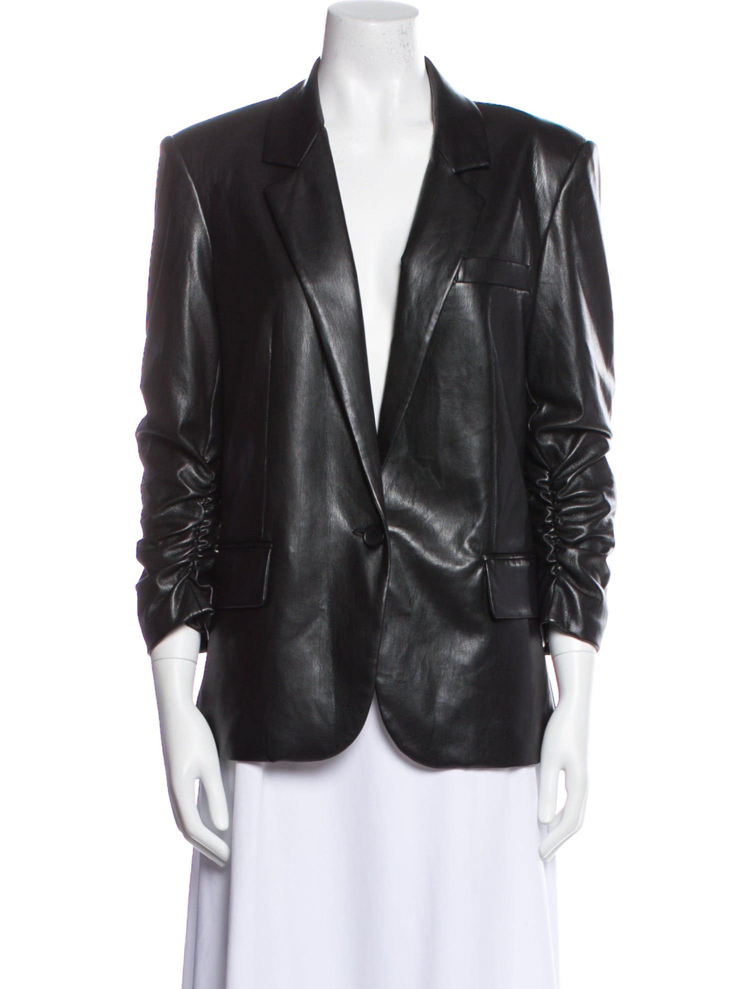 Generation Love Faux Leather Blazer
