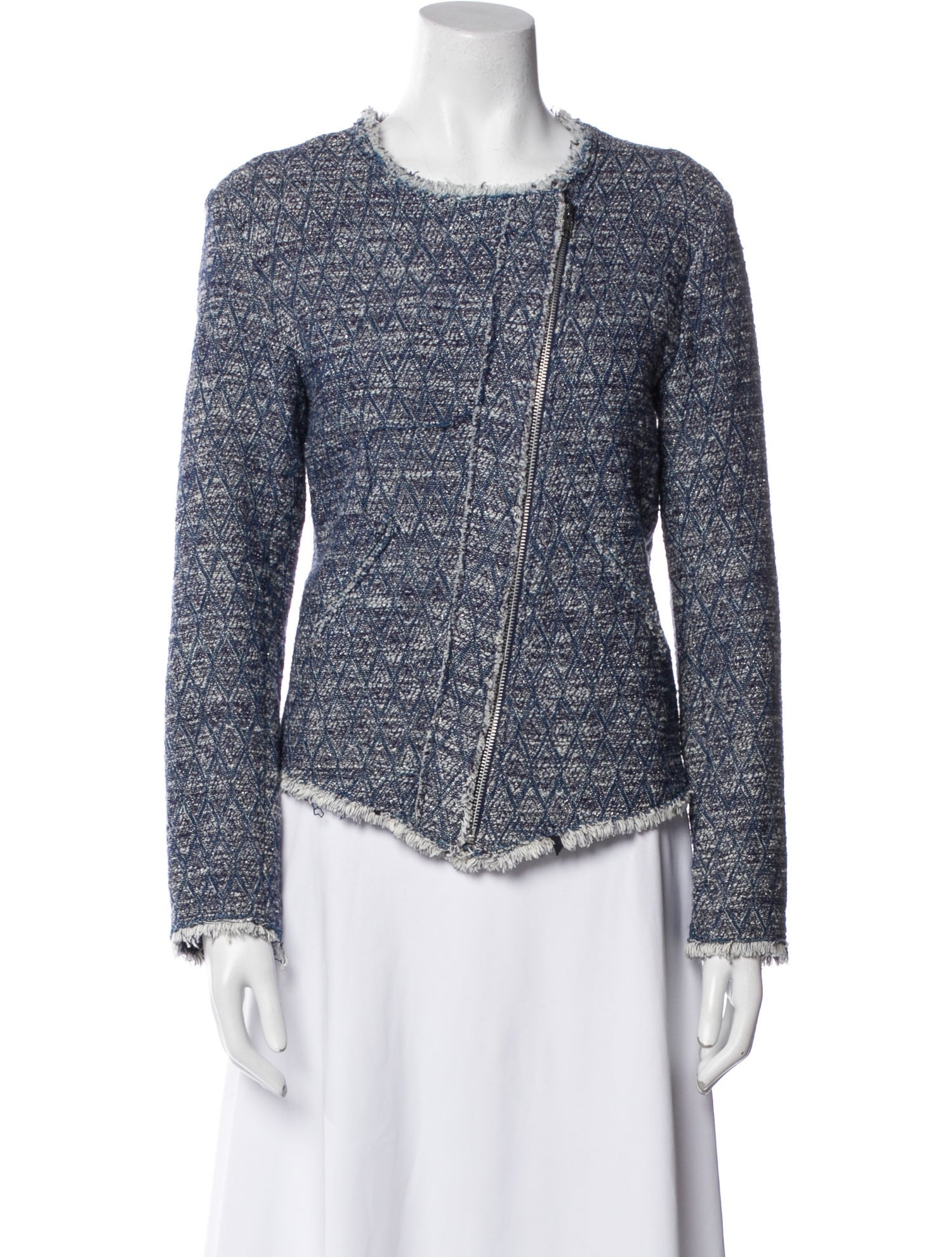 Generation Love Tweed Pattern Evening Jacket