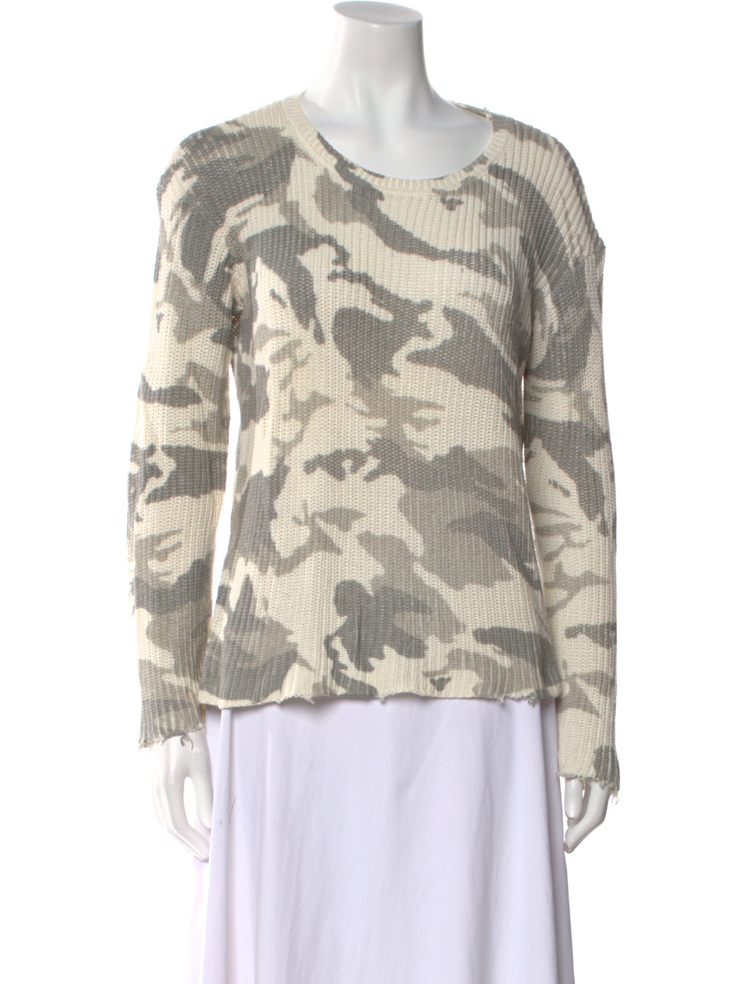 Generation Love Printed Scoop Neck Sweater