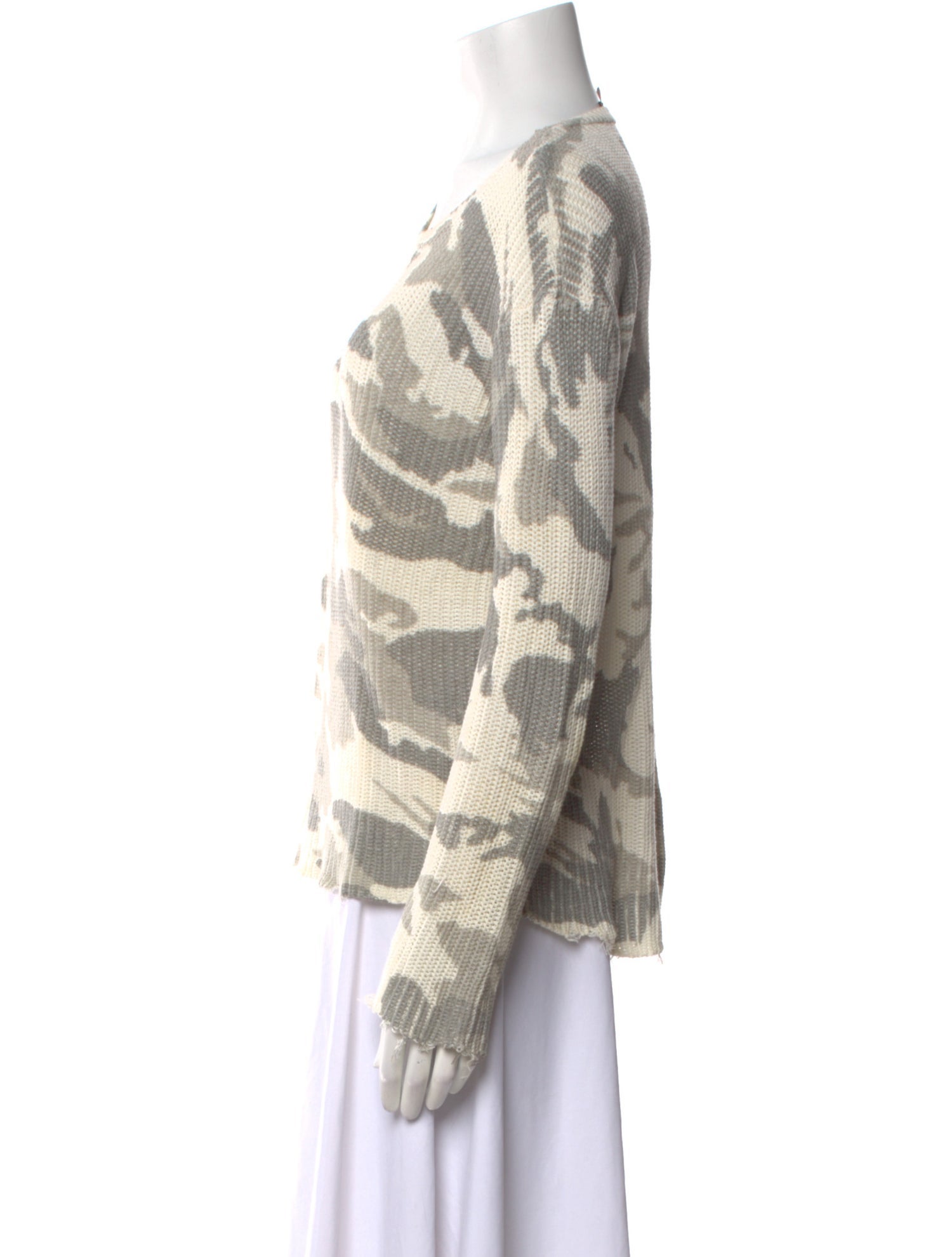 Generation Love Printed Scoop Neck Sweater