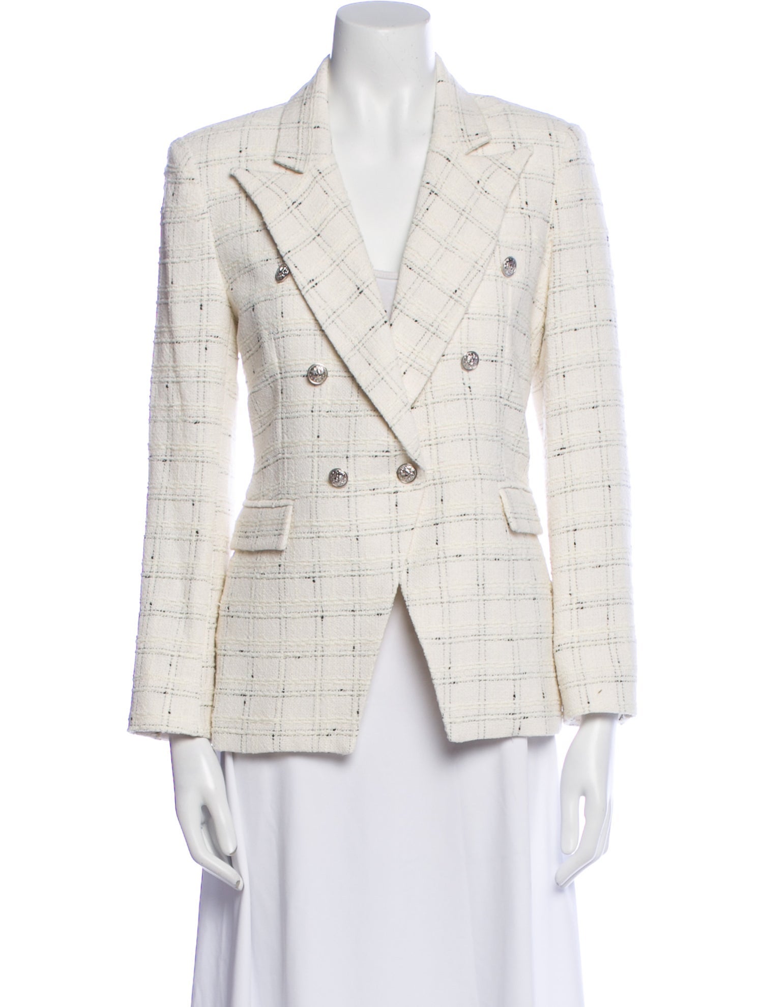 Generation Love Plaid Print Blazer