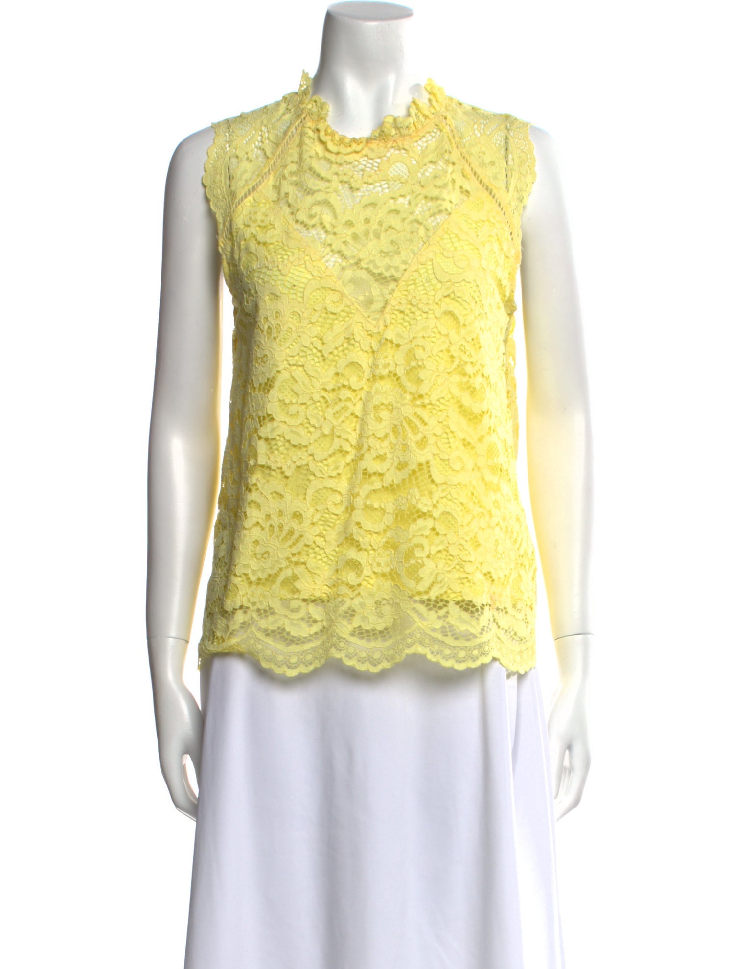 Generation Love Mock Neck Sleeveless Top