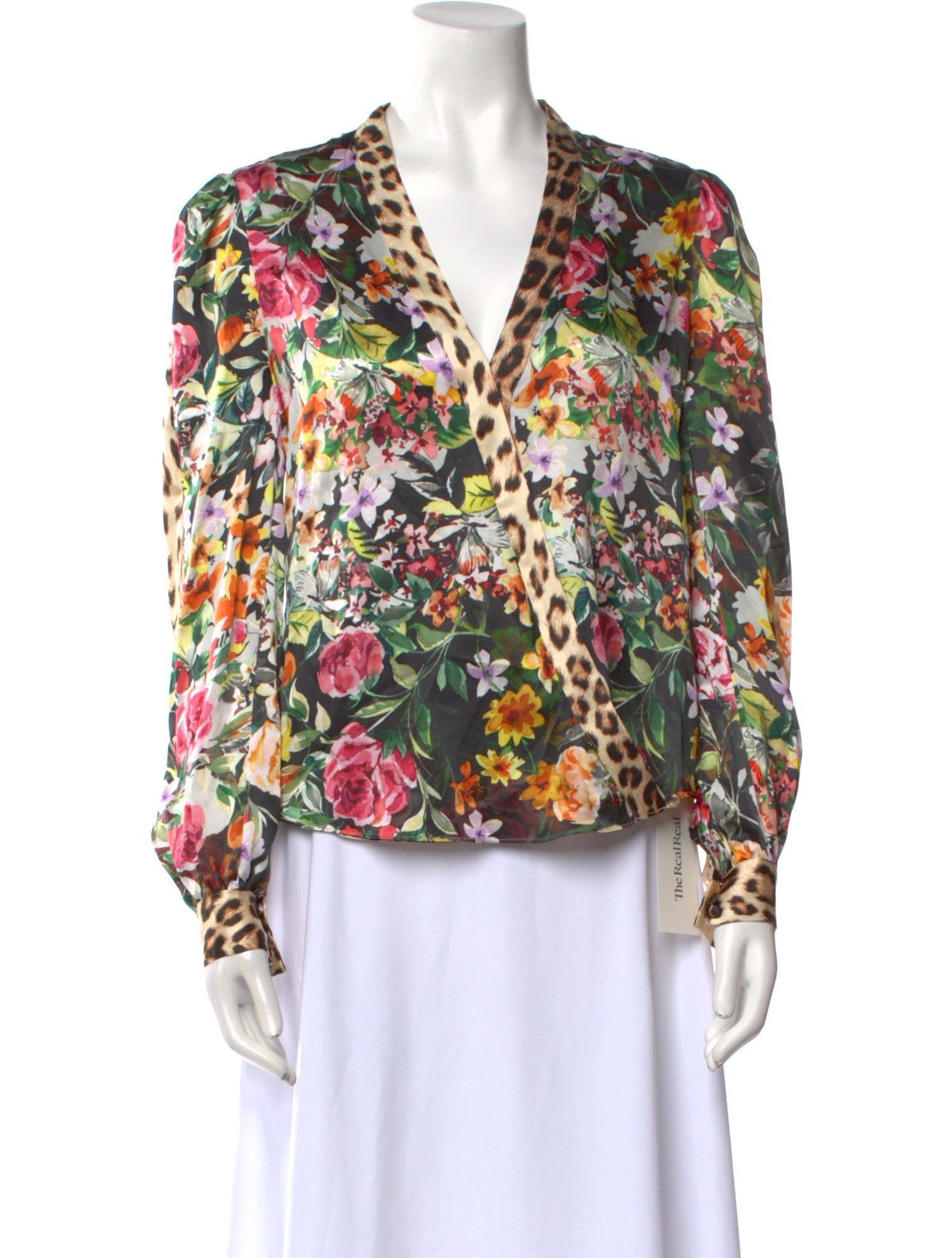Generation Love Silk Floral Print Blouse