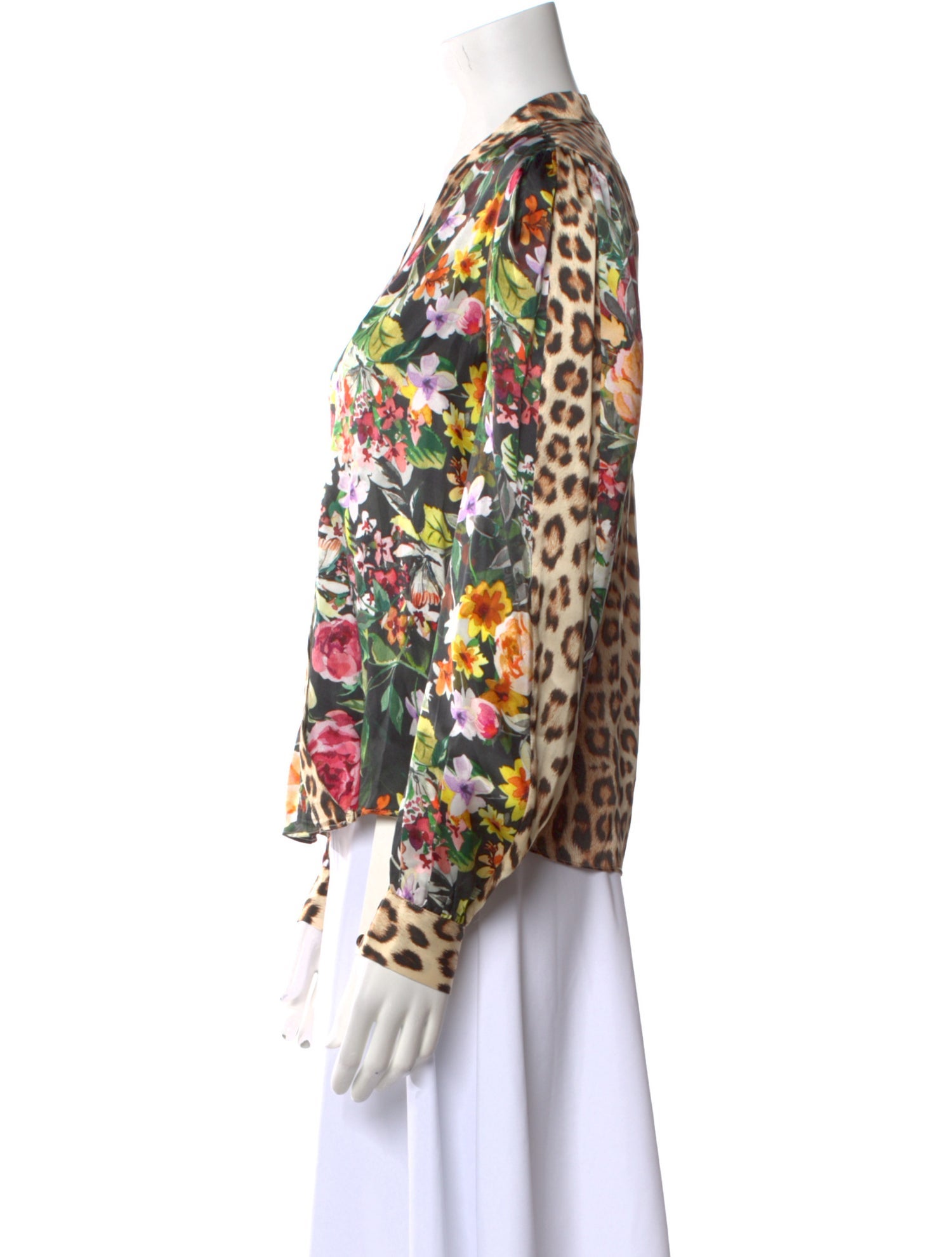 Generation Love Silk Floral Print Blouse