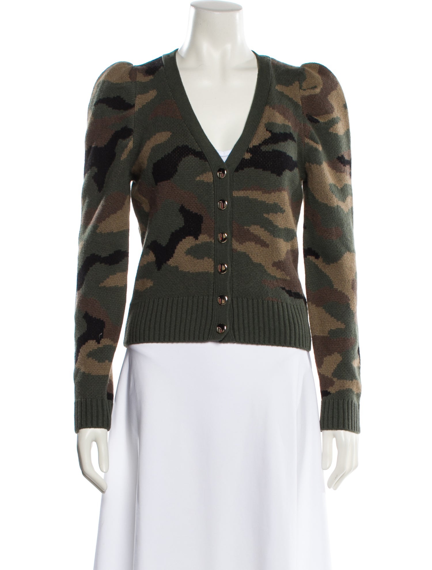 Generation Love Wool Camouflage Print Sweater