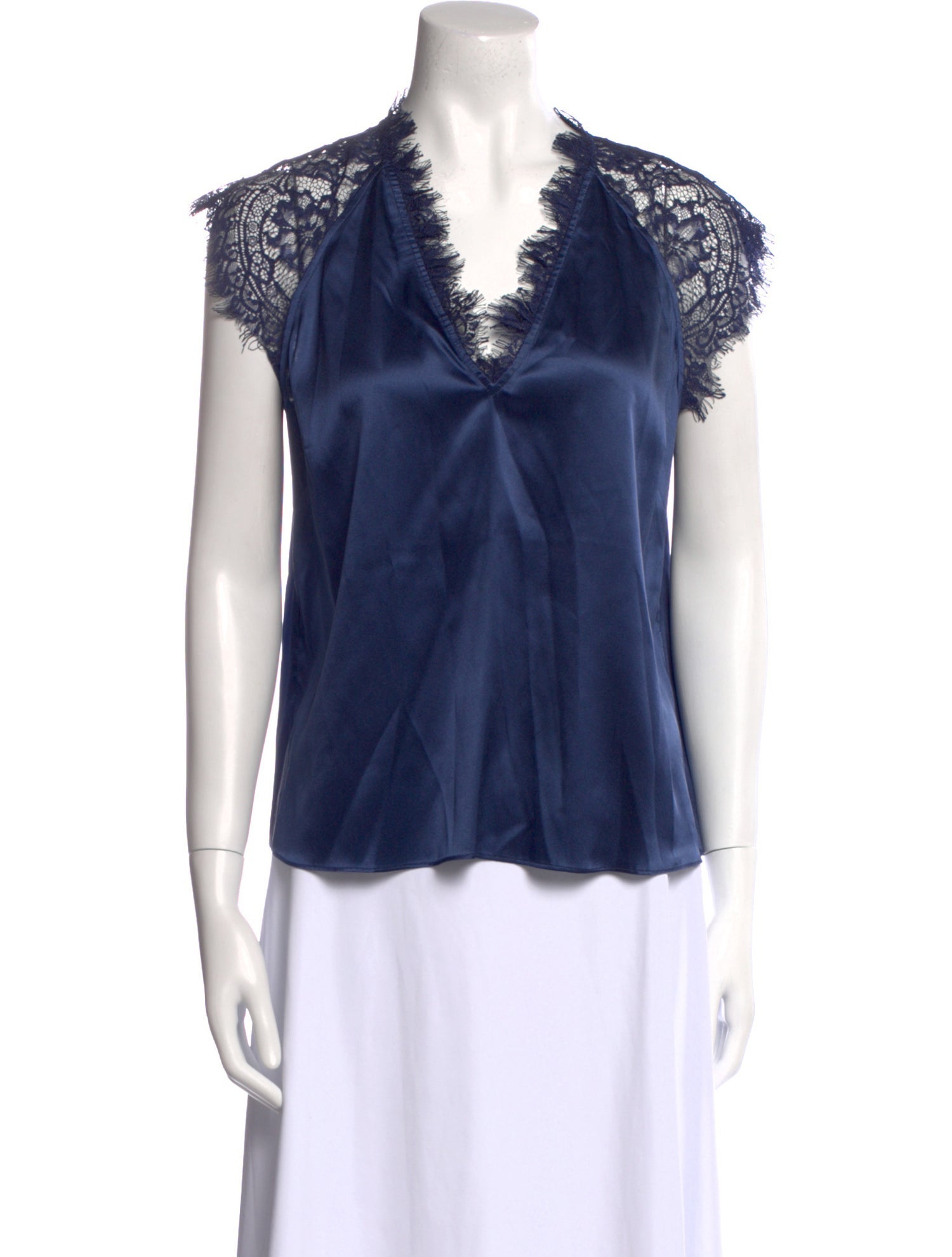 Generation Love Silk V-Neck Blouse w/ Tags