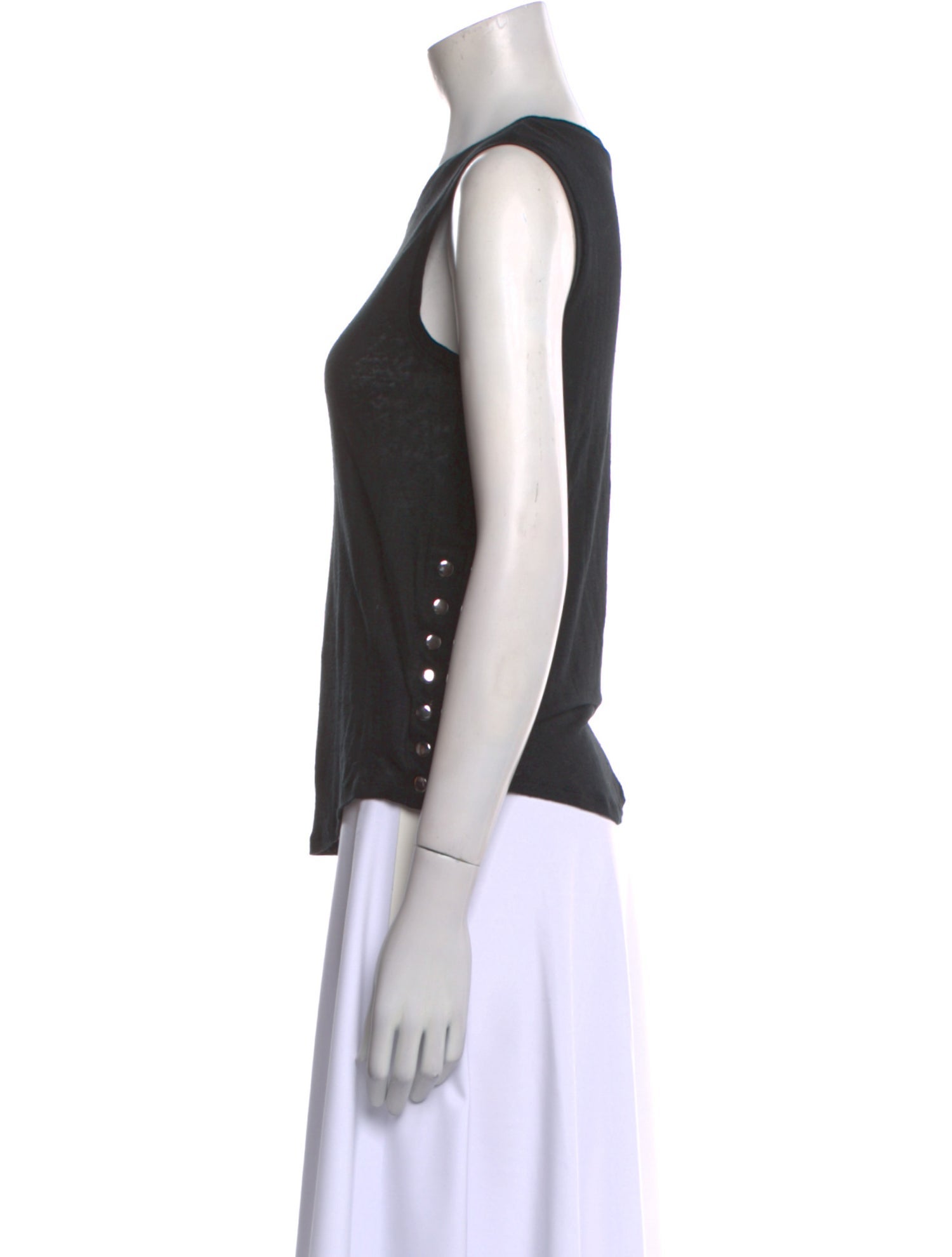 Generation Love Linen Scoop Neck Top