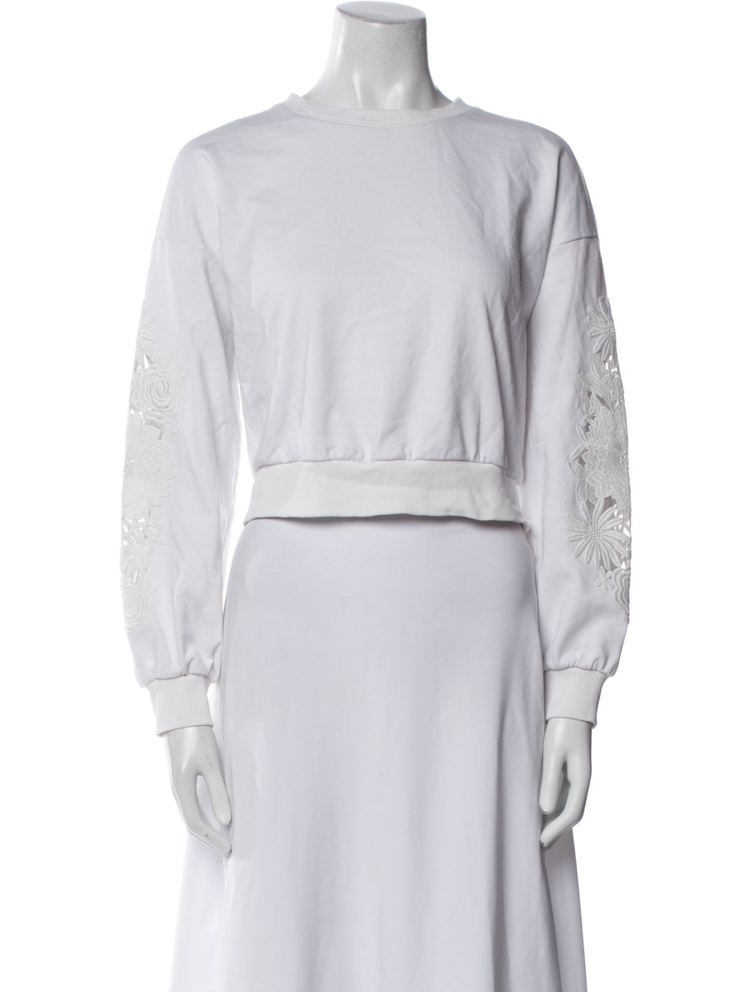 Generation Love Crew Neck Long Sleeve Crop Top