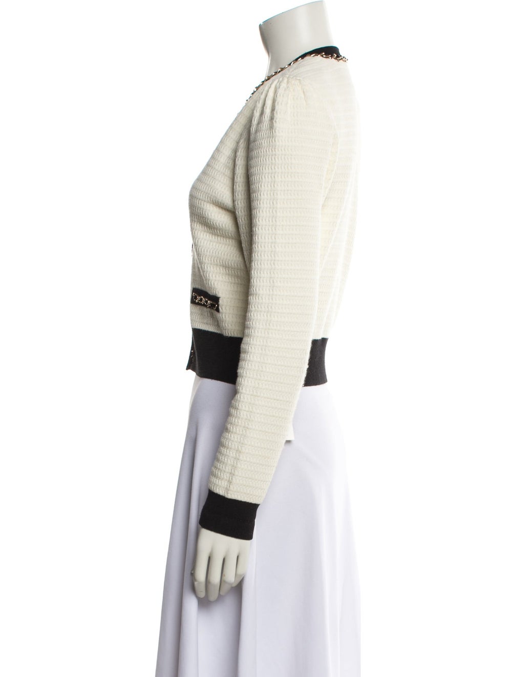 Generation Love Colorblock Pattern V-Neck Sweater - image 2