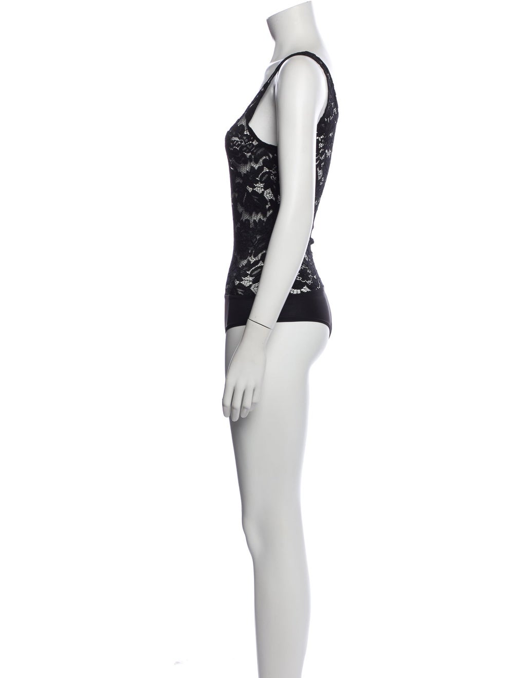 Generation Love Lace Pattern Square Neckline Body… - image 2