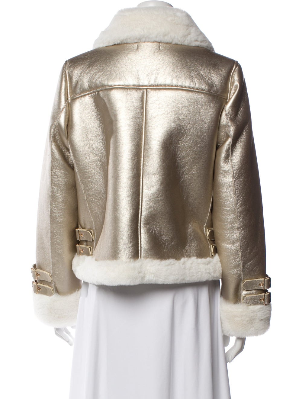 Generation Love Colorblock Pattern Biker Jacket - image 3