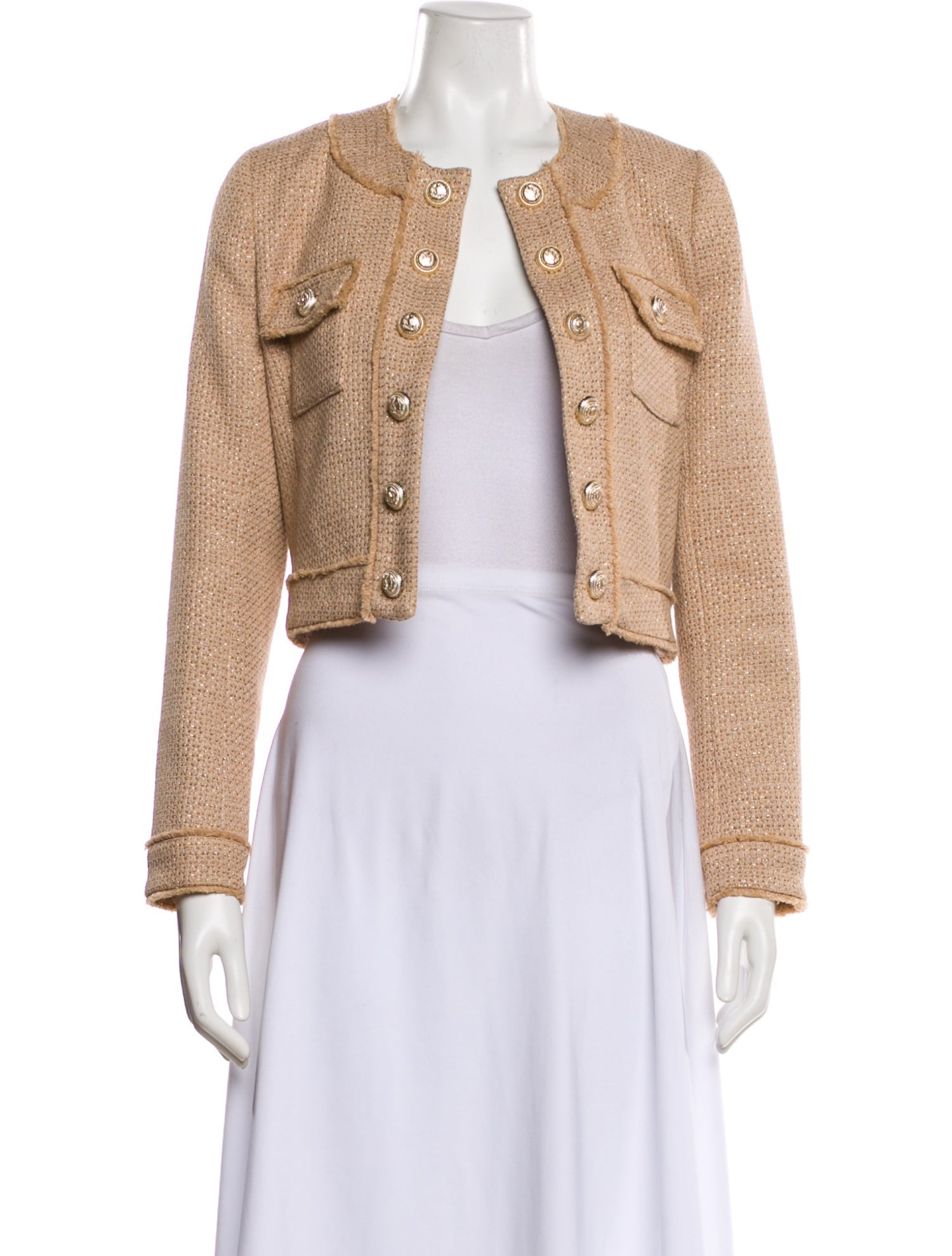 Generation Love Tweed Pattern Bolero