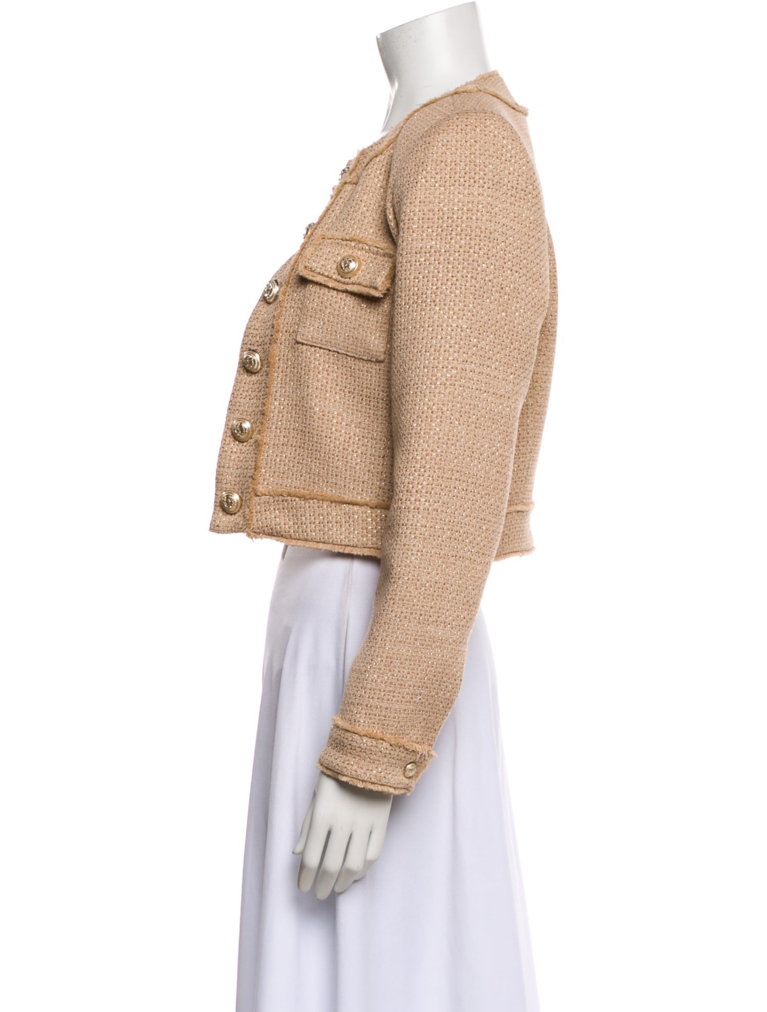 Generation Love Tweed Pattern Bolero