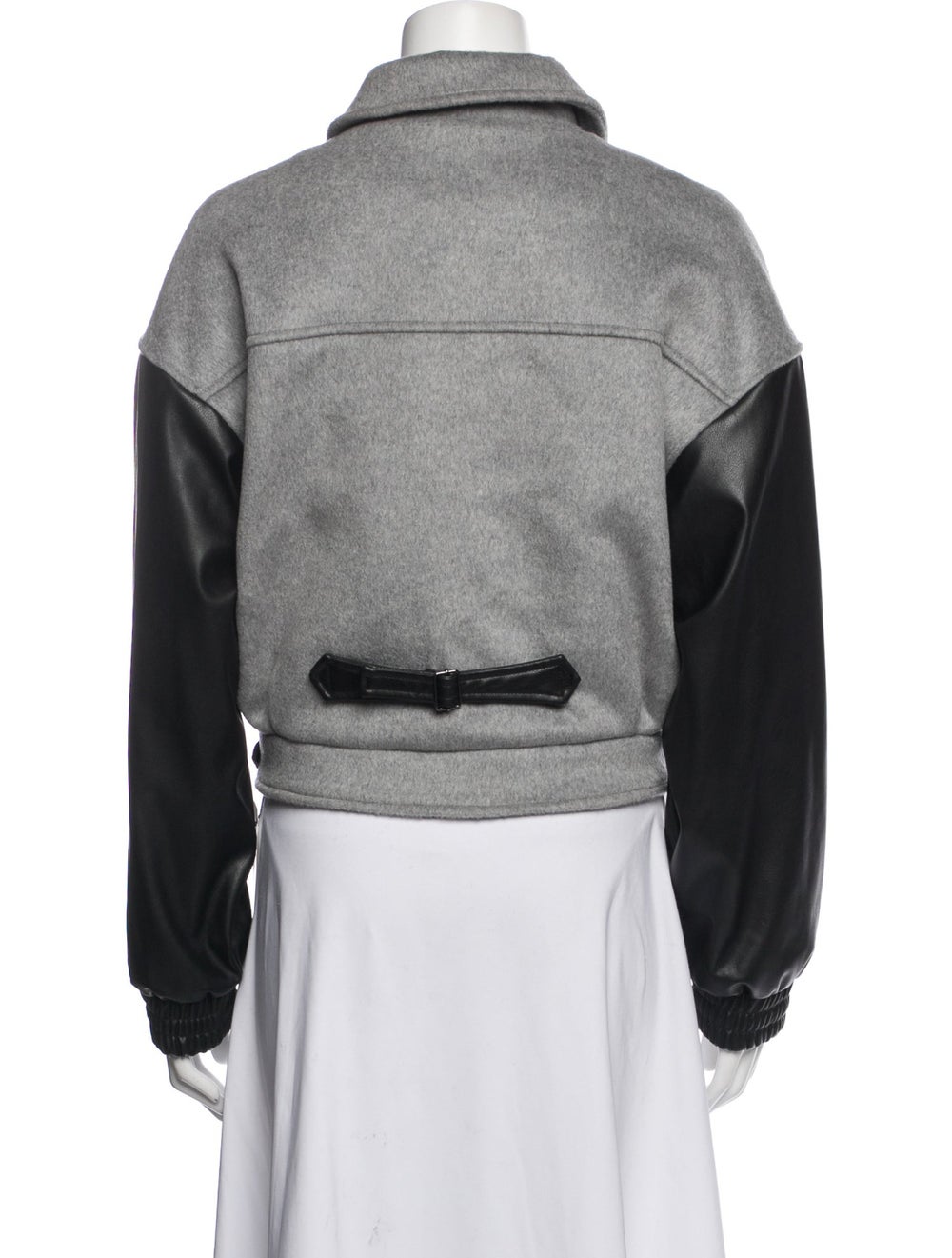 Generation Love Wool Colorblock Pattern Bomber Ja… - image 3