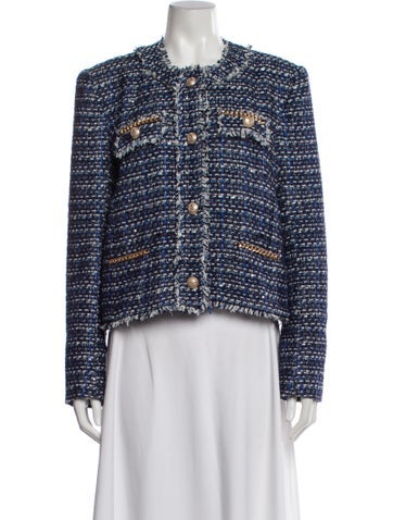 Pre-owned Generation Love Tweed Pattern Evening Jacket