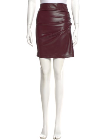 Pre-owned Generation Love Mini Skirt In Burgundy