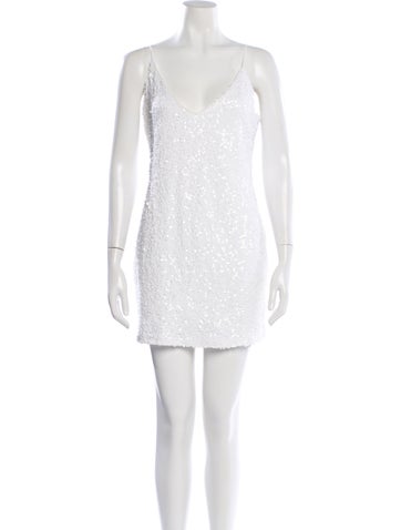 Pre-owned Generation Love V-neck Mini Dress W/ Tags In Purple