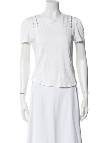 Pre-owned Generation Love Crew Neck Short Sleeve T-shirt In White