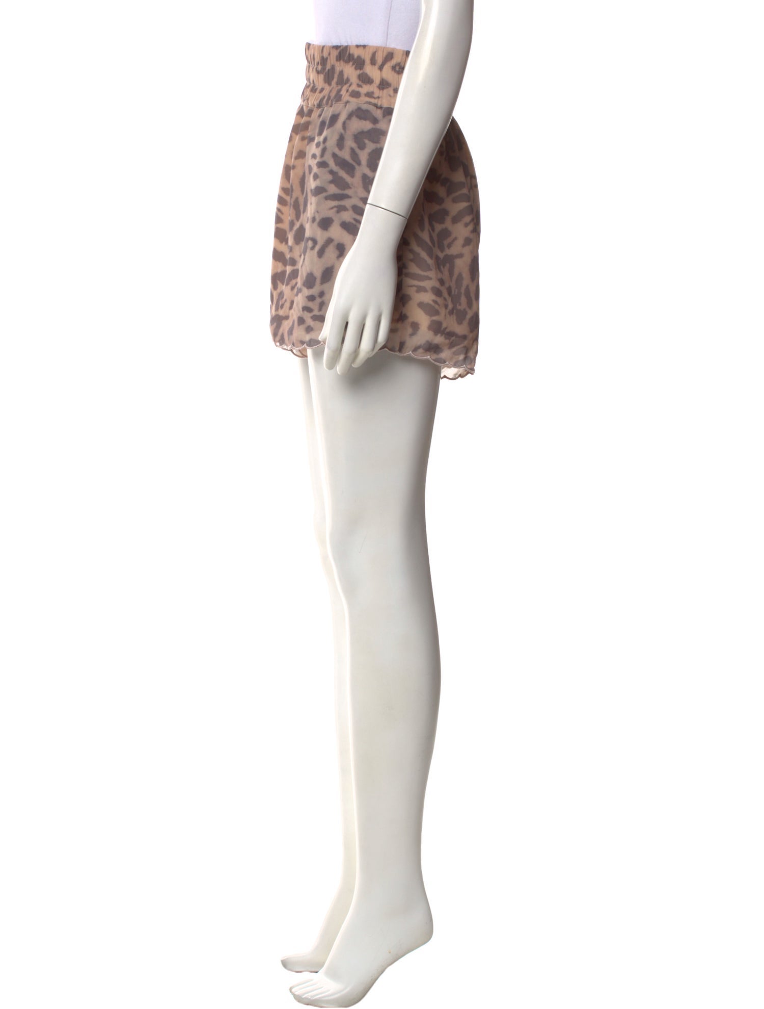 Generation Love Animal Print Mini Shorts