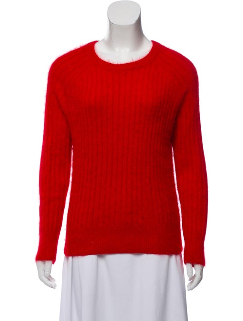 Ba&sh Textured Knit Sweater Red