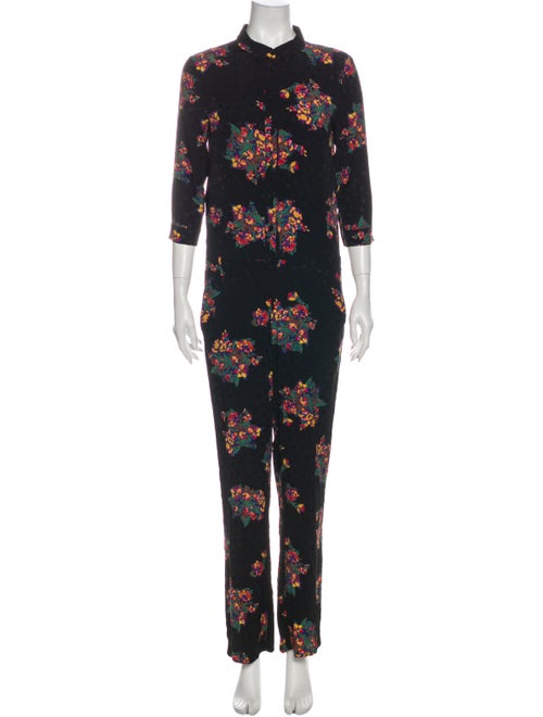 Ba&sh Floral Print Jumpsuit