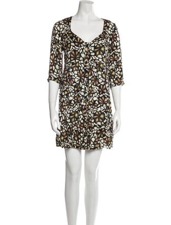 BA&SH Printed Mini Dress