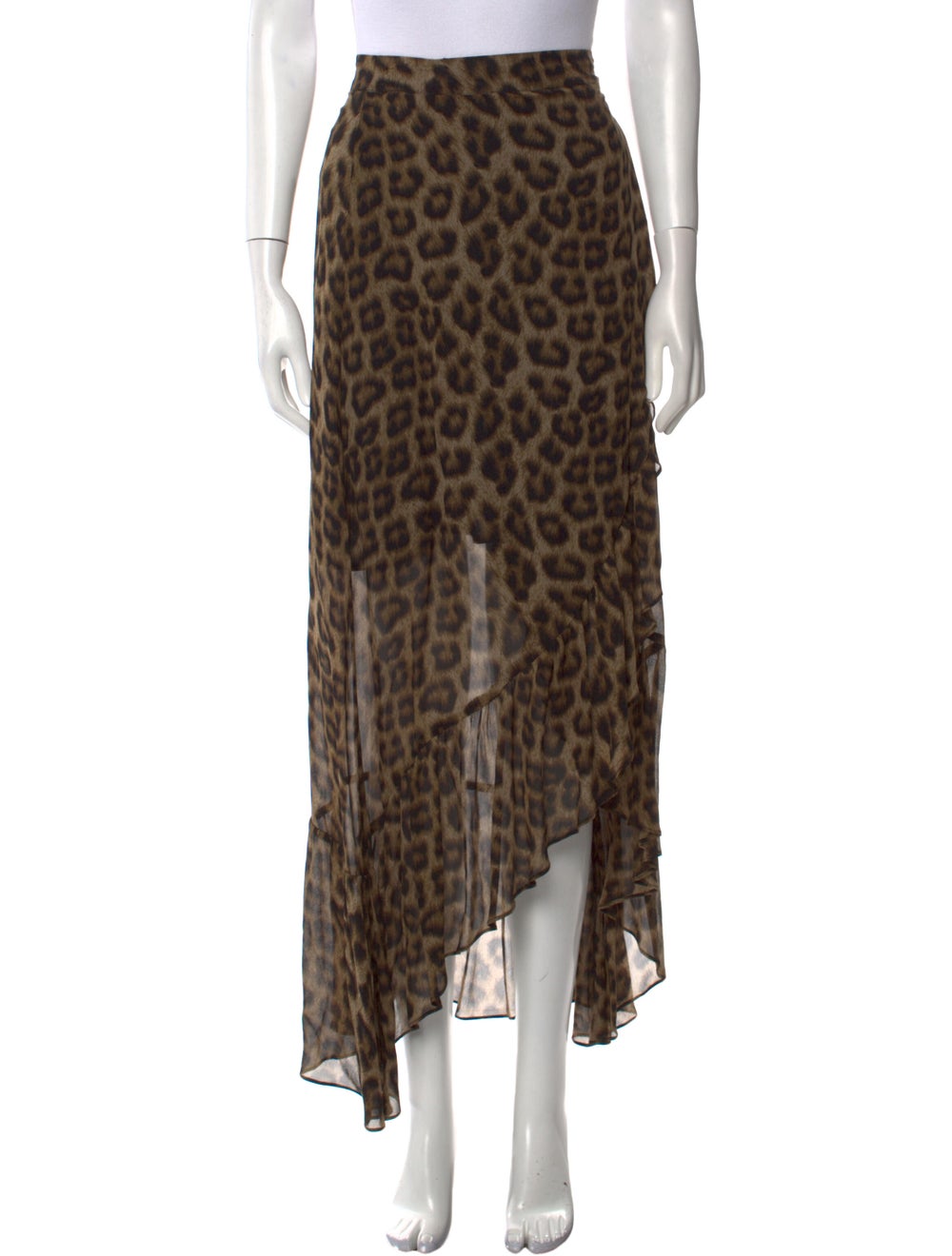 Ba&Sh Animal Print Long Skirt - image 1