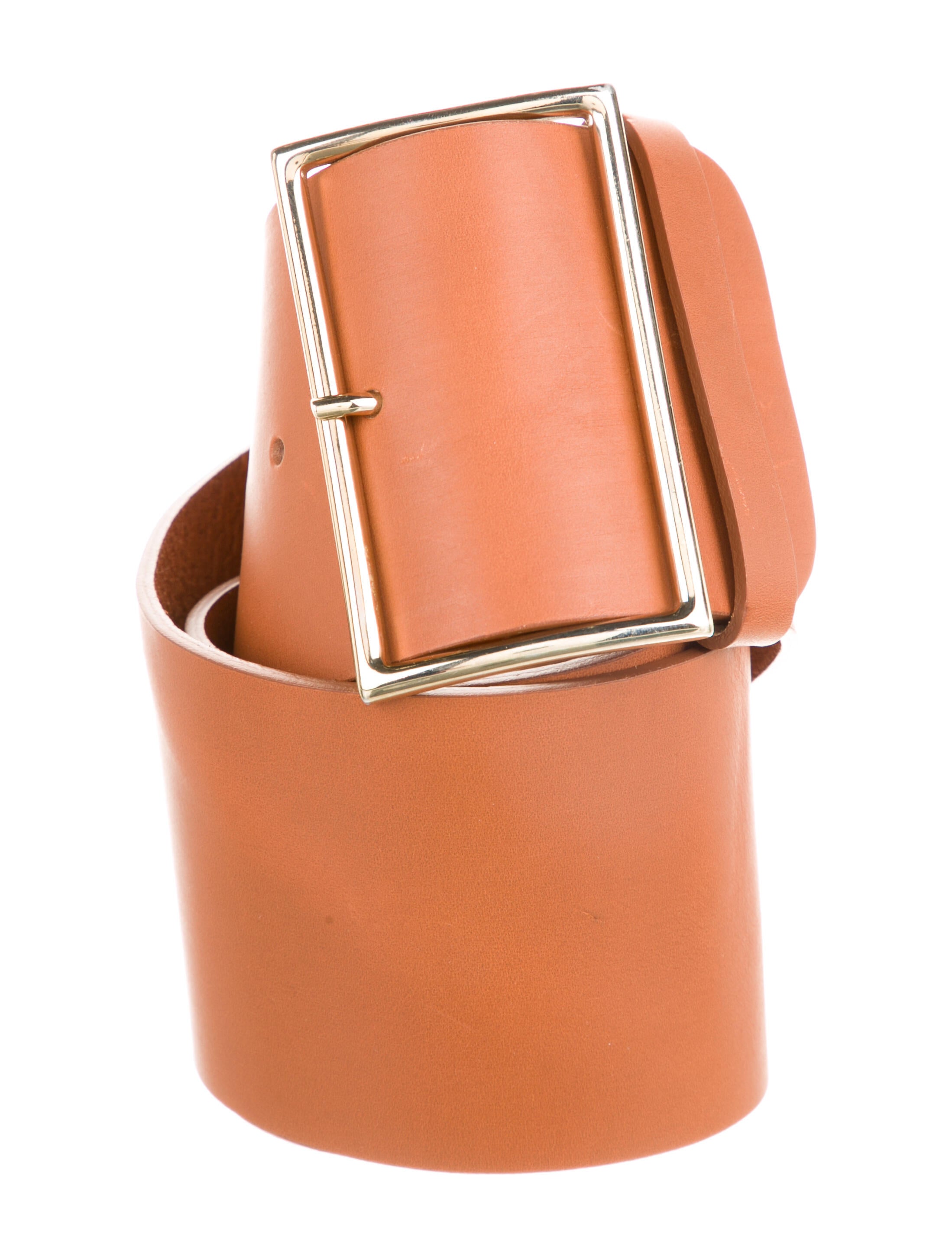 BA&SH Wide Leather Belt Brown Belts, Accessories W2H39458 The