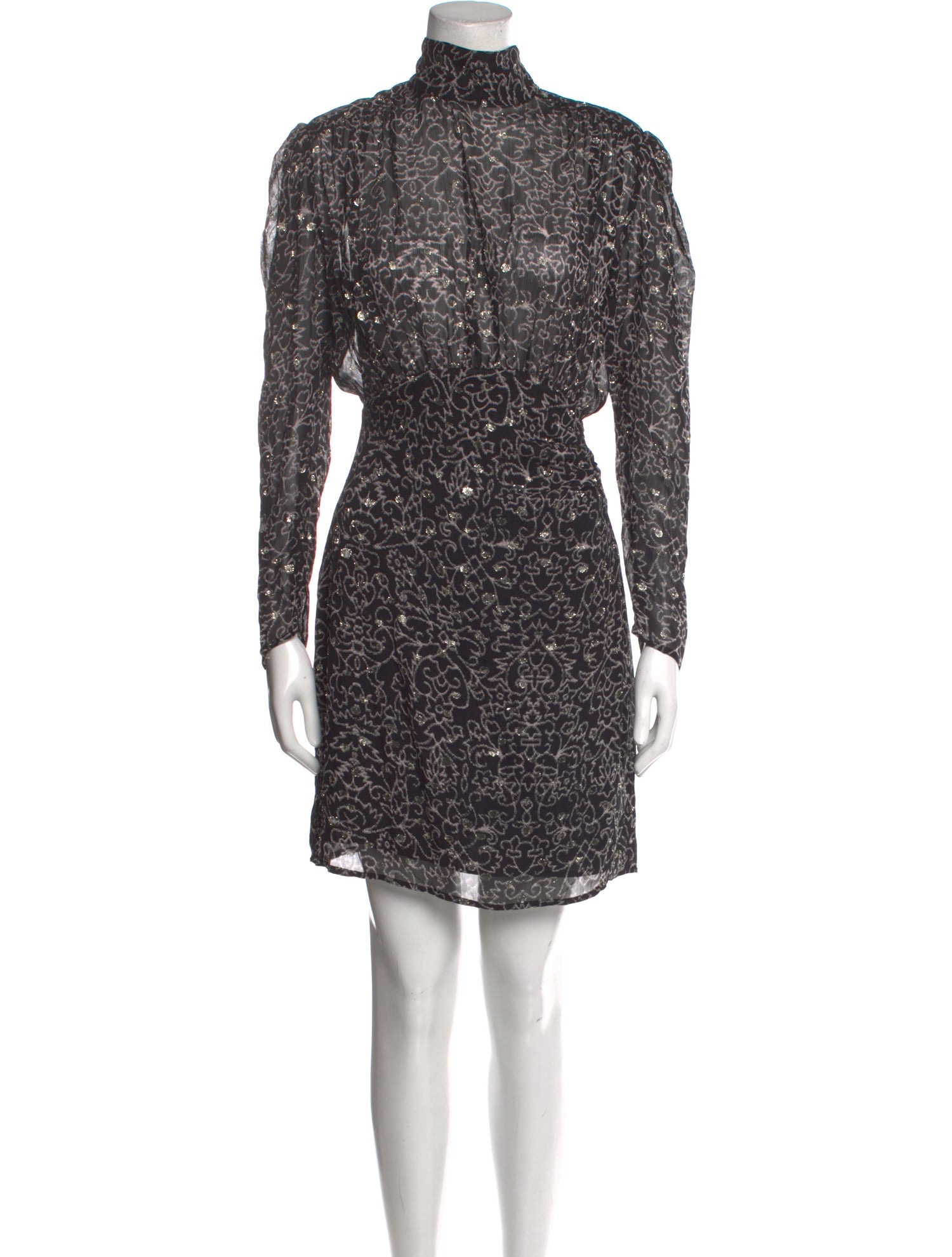 BA&SH Printed Mini Dress w/ Tags